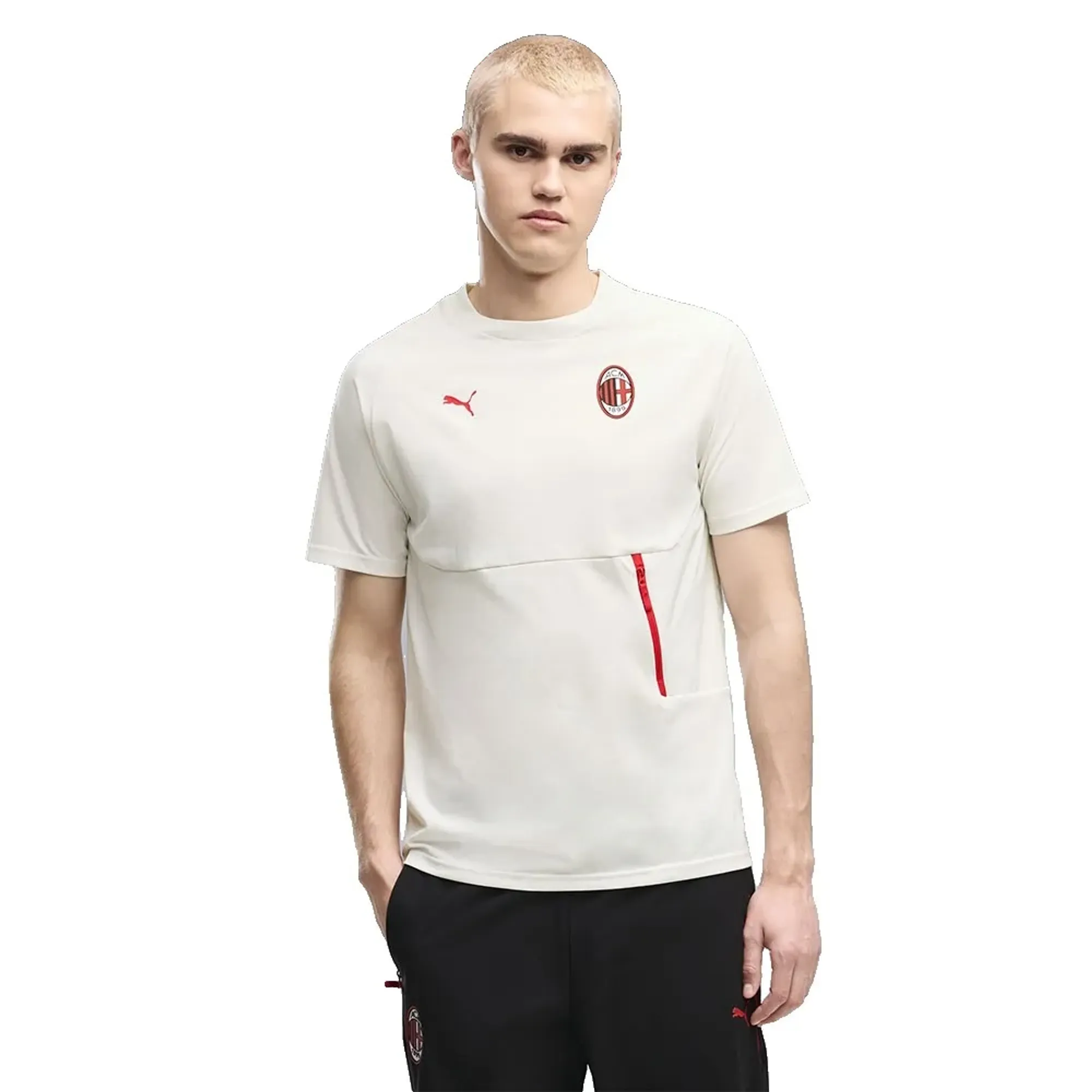 Puma Ac Milan Tech Pocket Short Sleeve T-shirt