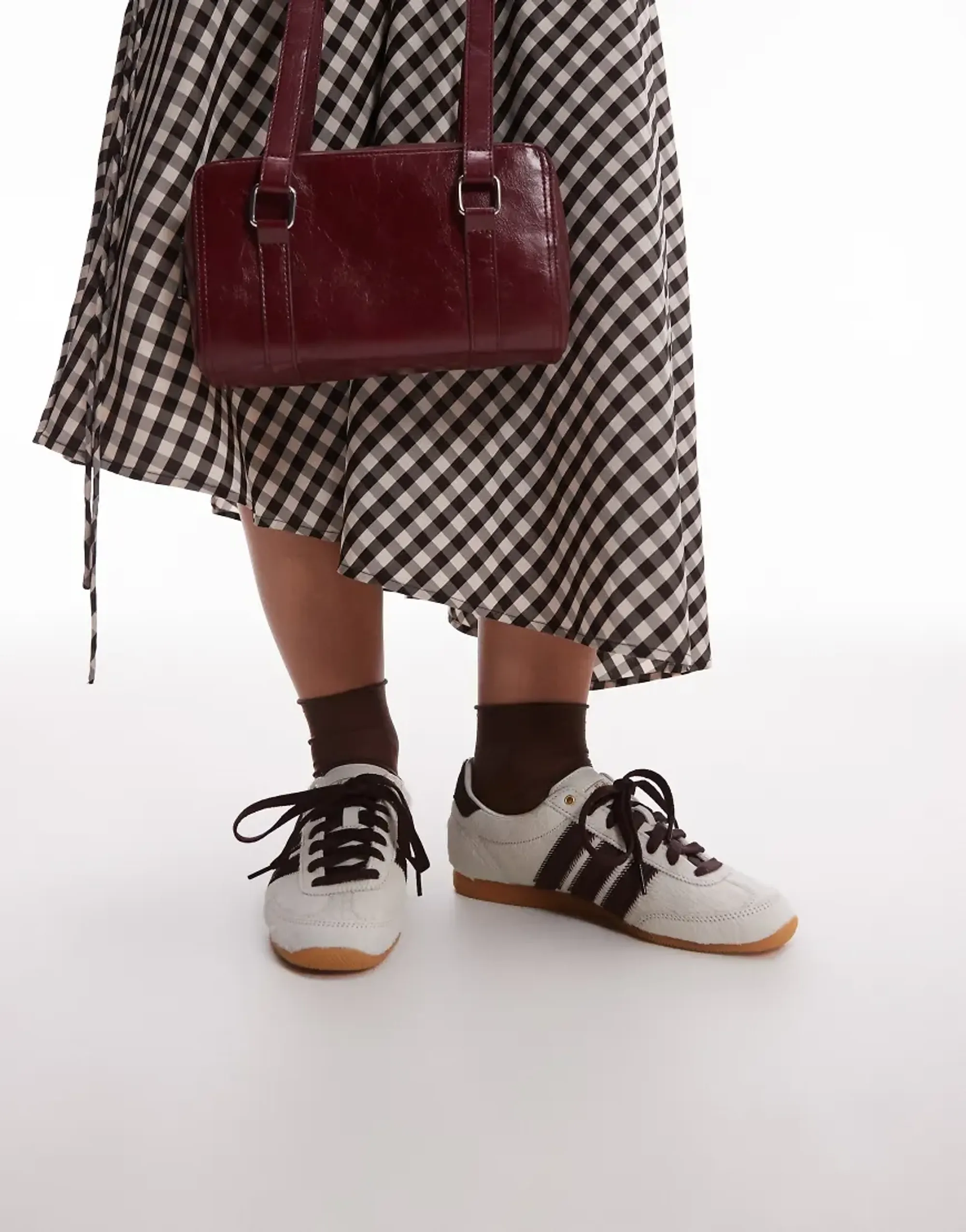 Adidas Originals Japan Trainers In White And Brown Pony Hair- Exclusive To Asos