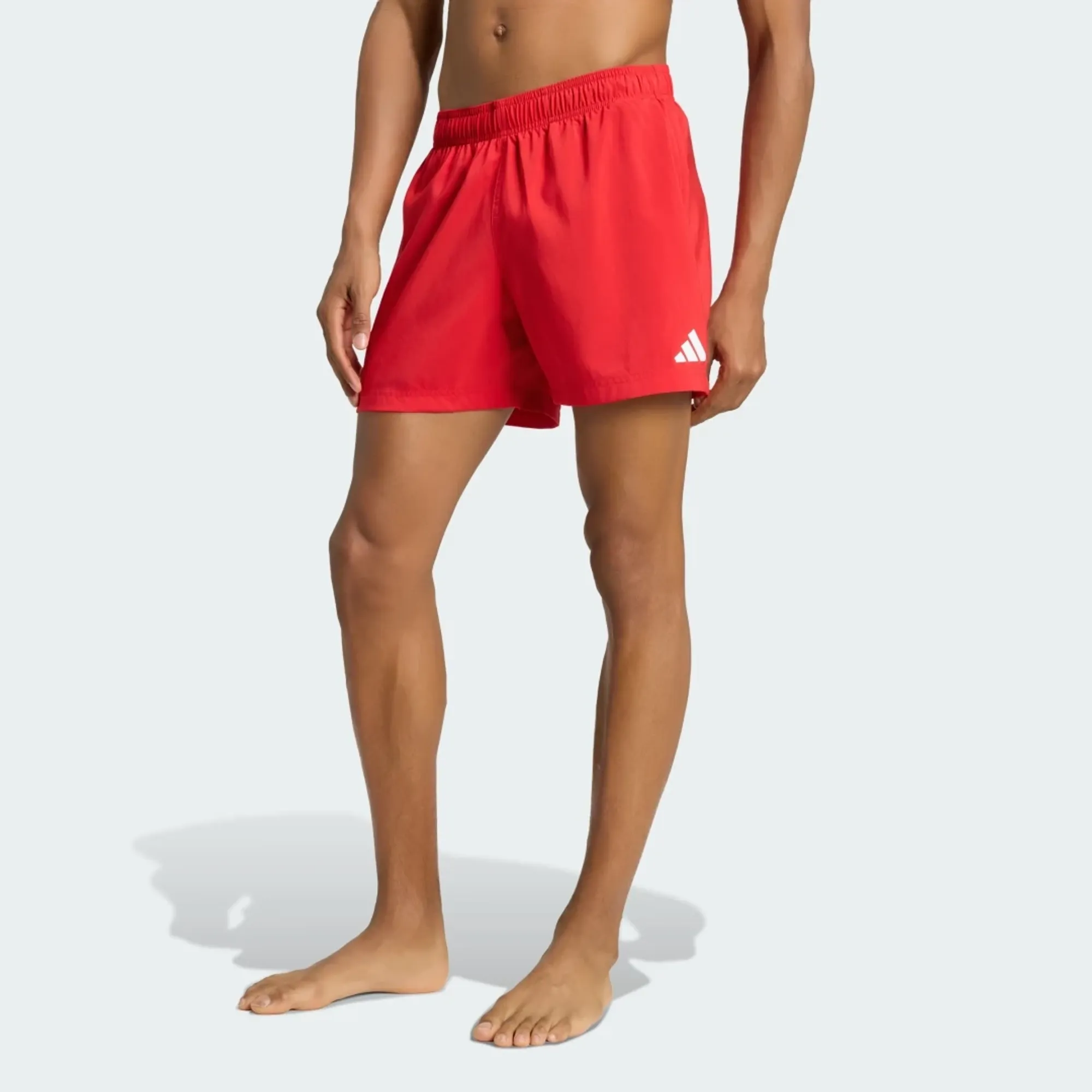 Adidas Performance Swim Shorts 5 Inch In Better Scarlet-Red
