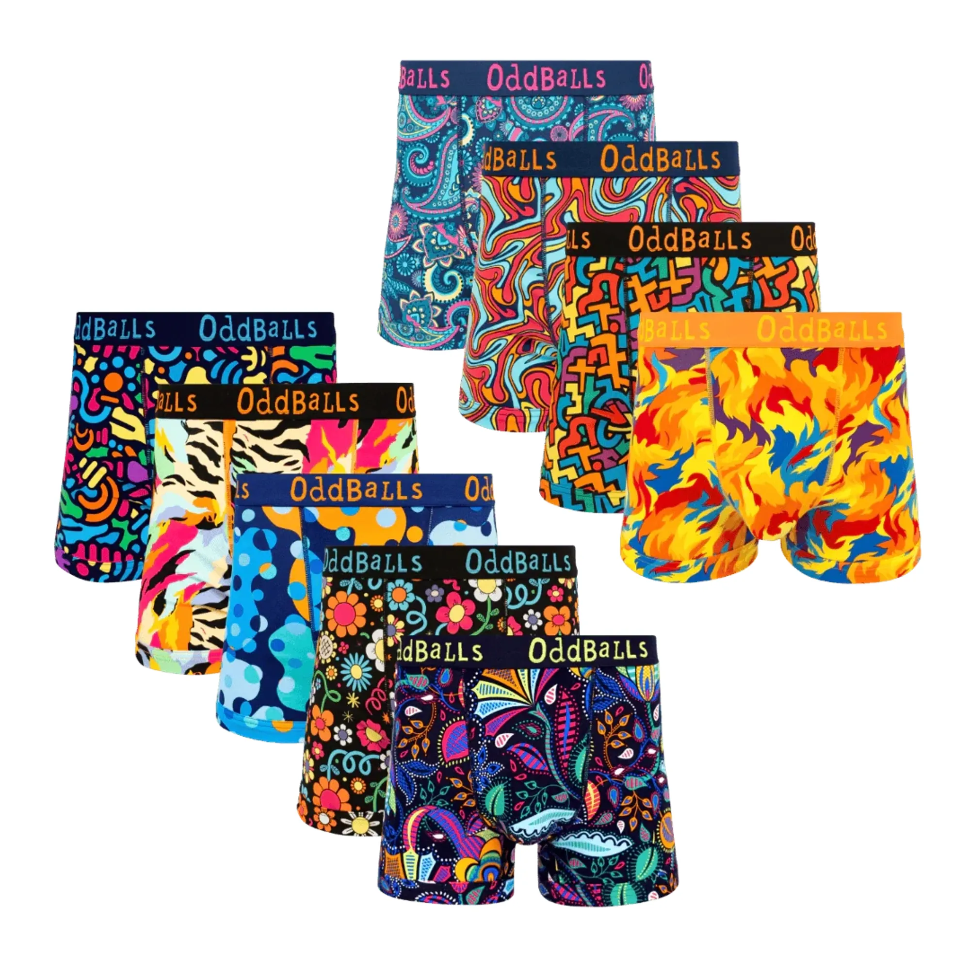 The Big Package Bundle - Mens Boxer Shorts 9 Pack