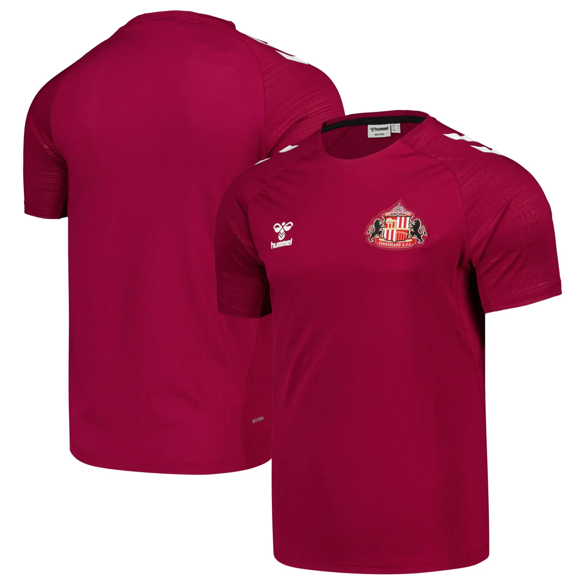 Sunderland Hummel Training Jersey - Dark Red