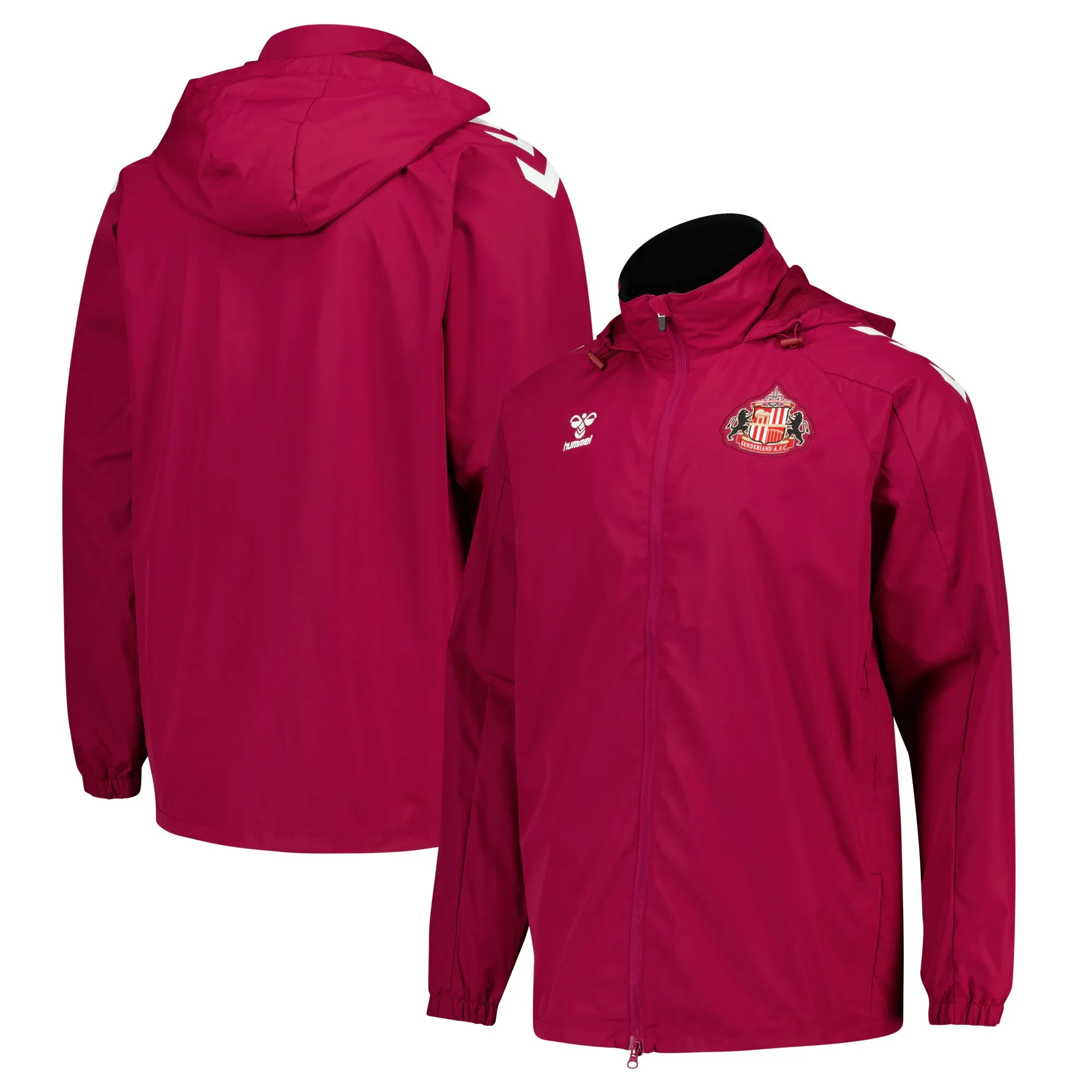 Sunderland Hummel Training All-Weather Jacket - Dark Red - Kids