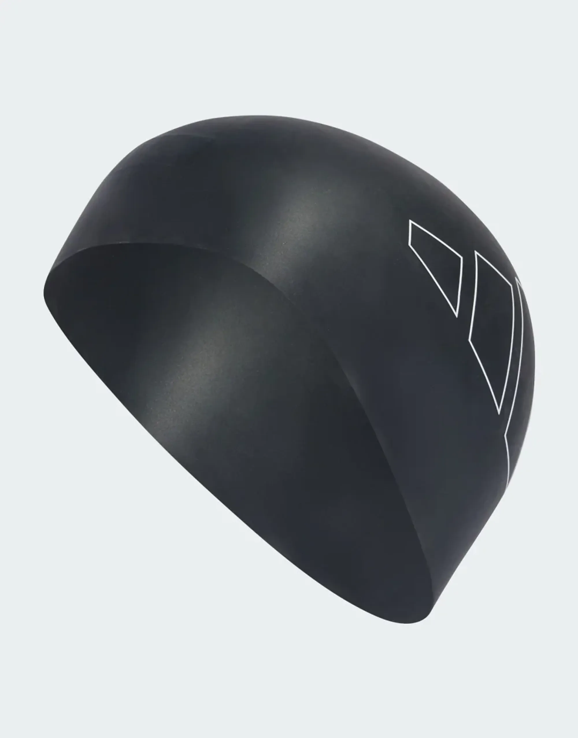 Adidas Performance Adidas Logo Swim Cap In Black / White