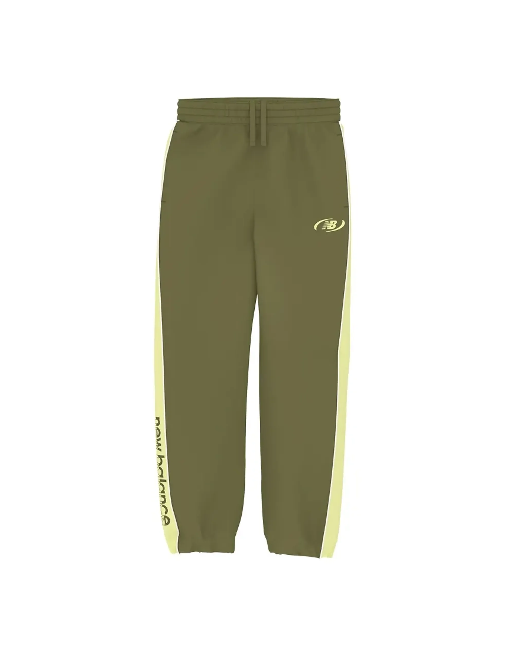 New Balance Trackside Woven Pant In Sport Green