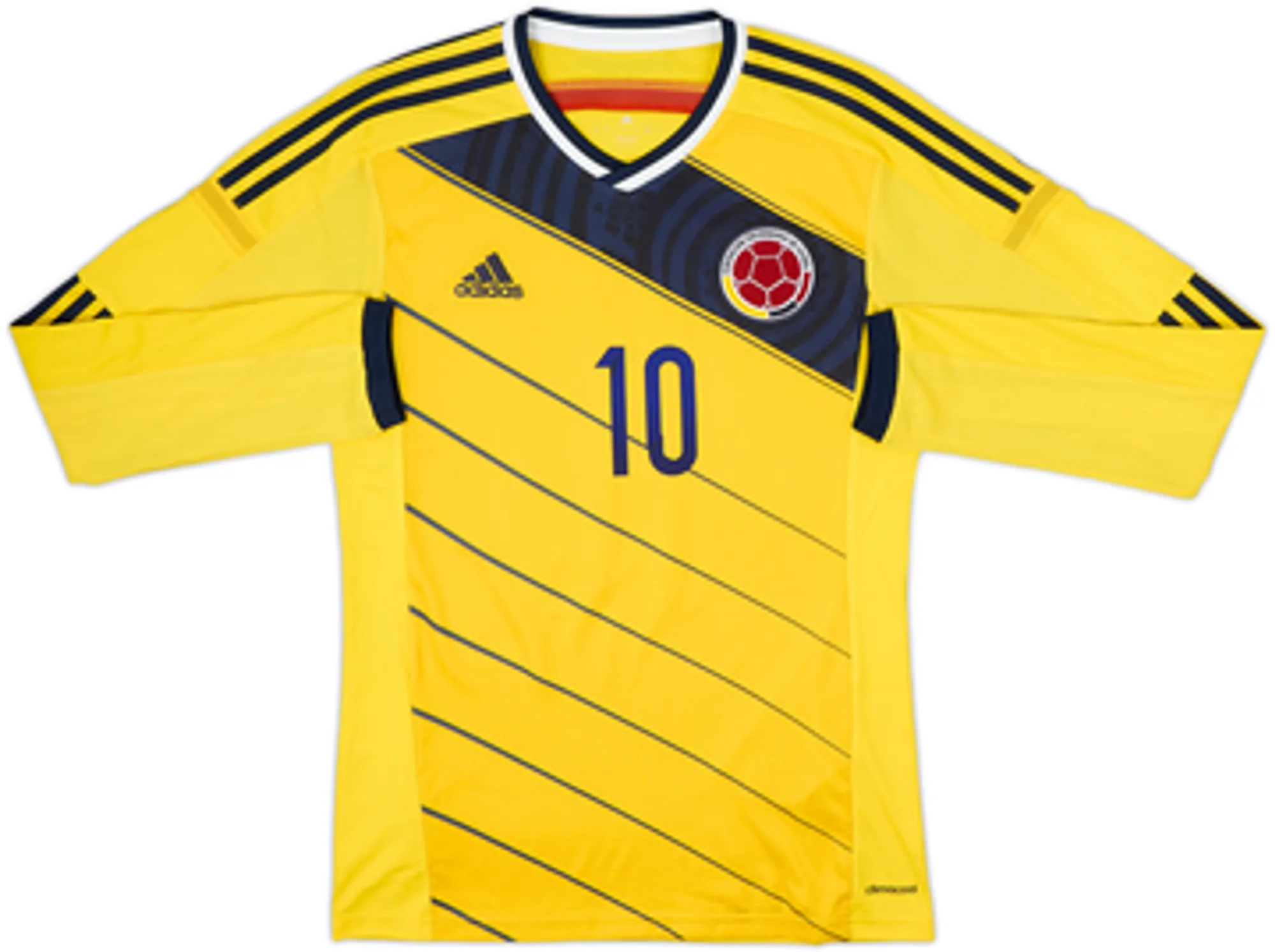 2014-15 Colombia Home L/S Shirt James #10 - 8/10 - (M)