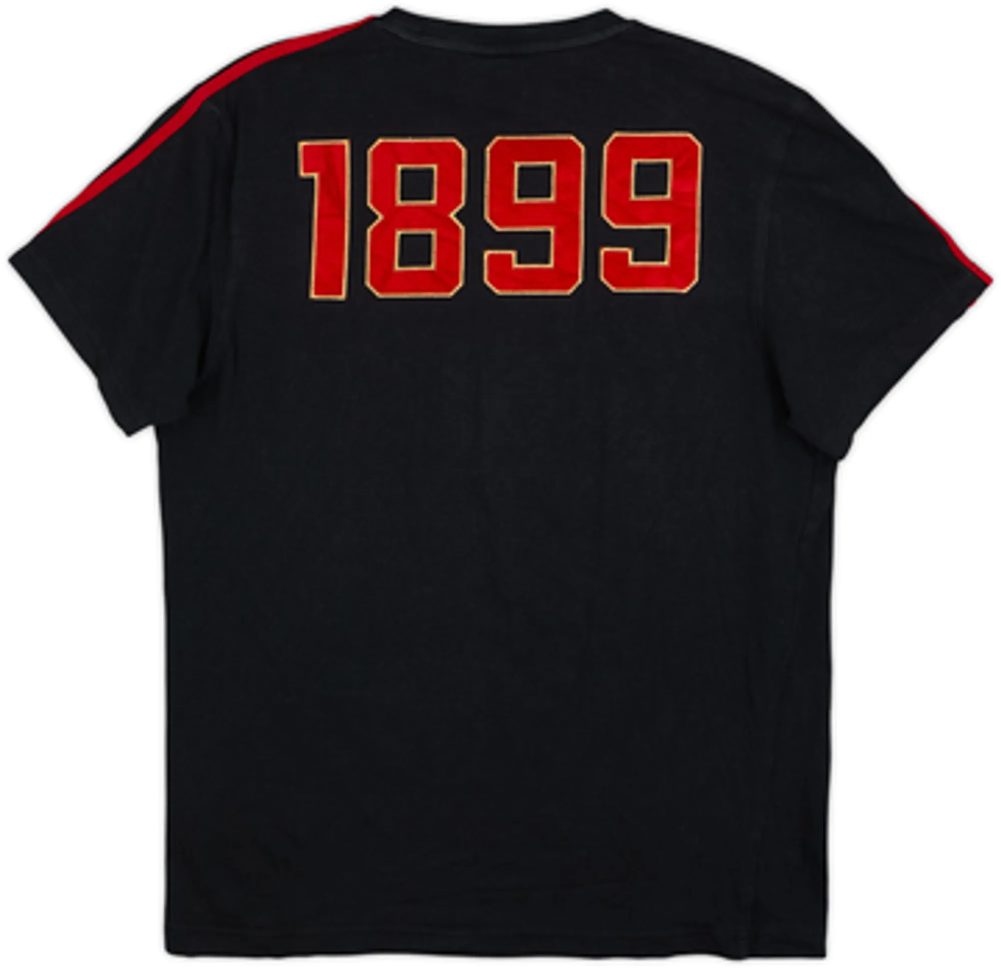 2010-11 AC Milan adidas Cotton Tee - 7/10 - (M)