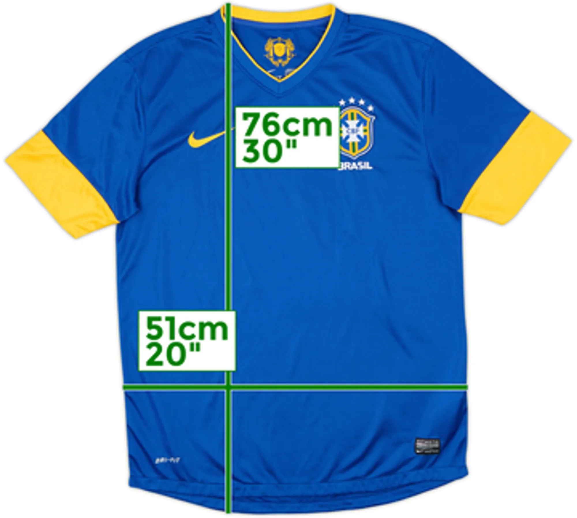 2012-13 Brazil Away Shirt - 10/10 - (M)