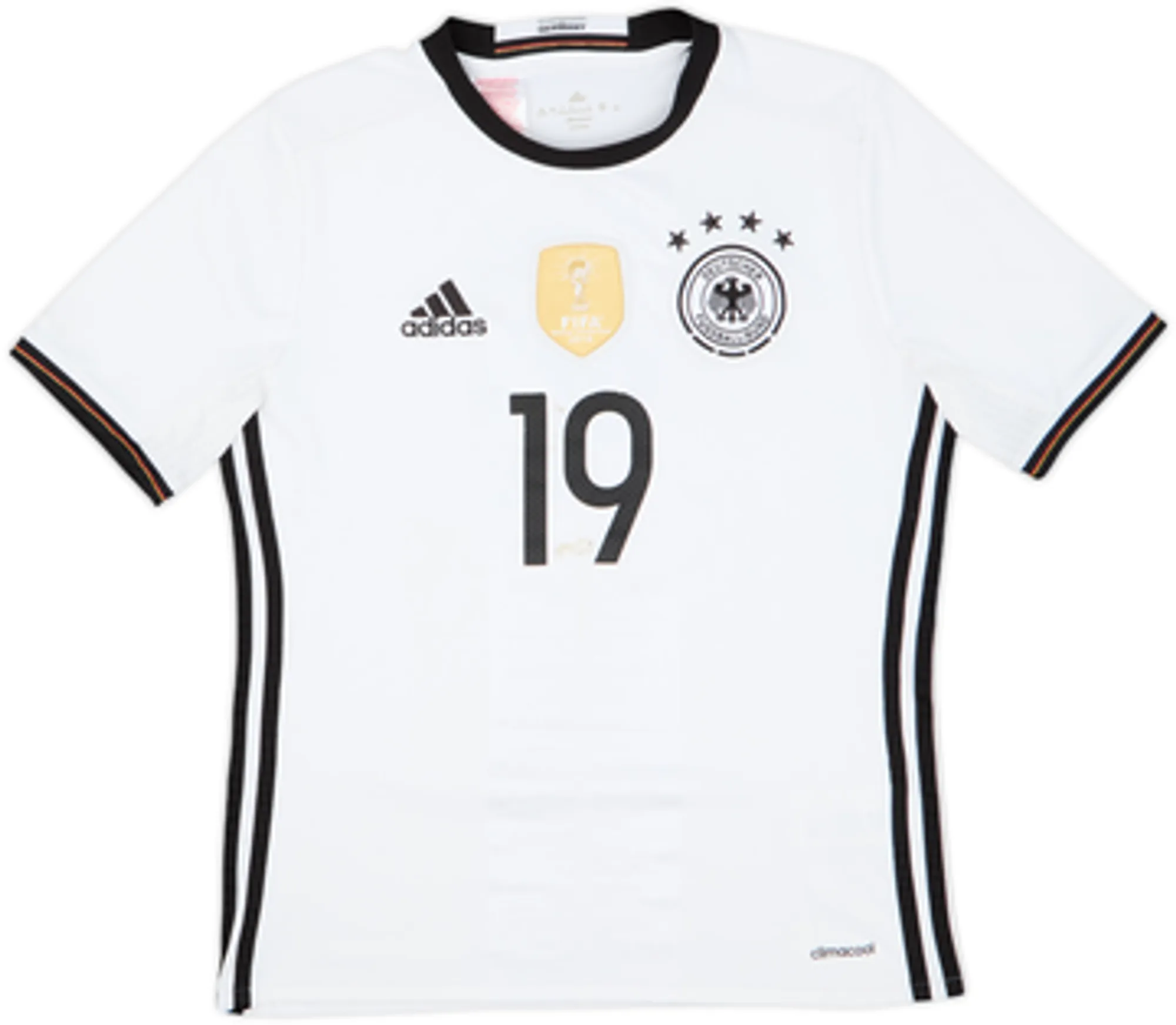 2015-16 Germany Home Shirt Gotze #19 - 7/10 - (L.Boys)