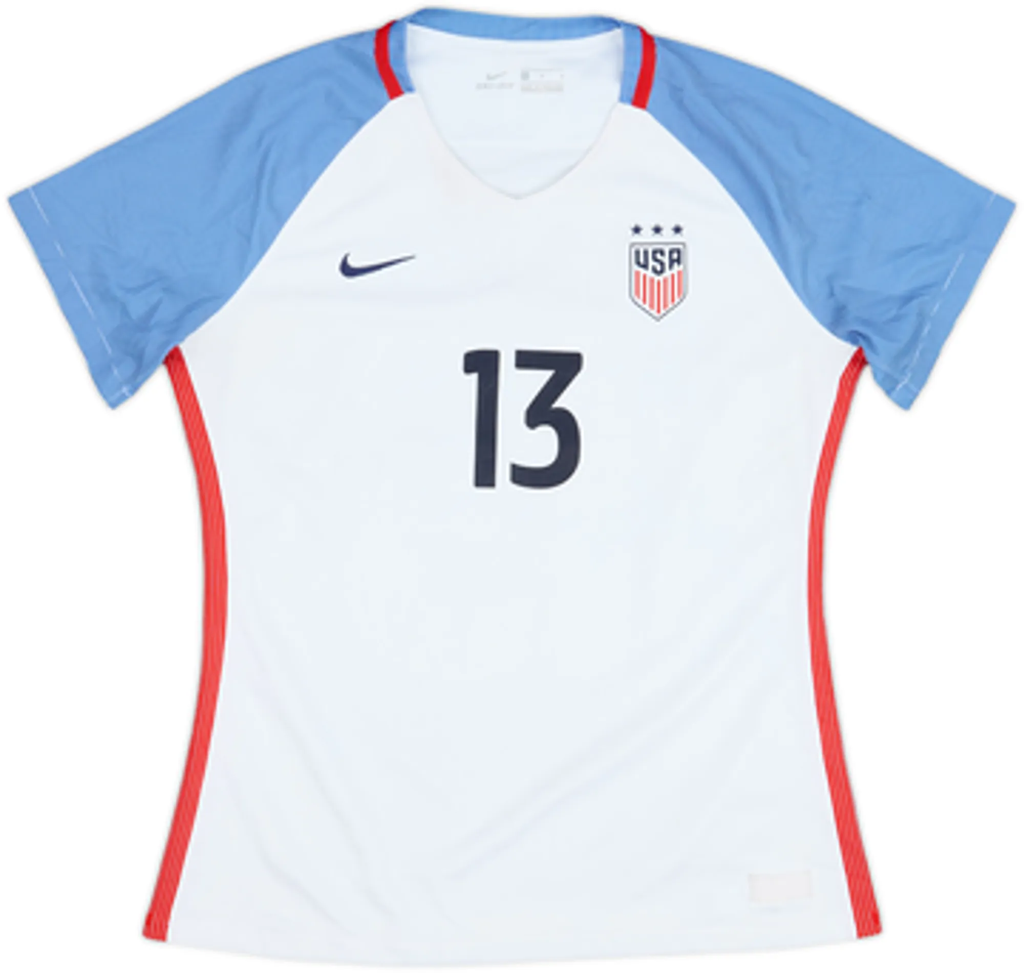 2016-17 USA Home Shirt Morgan #13 - 7/10 - (Women's L)