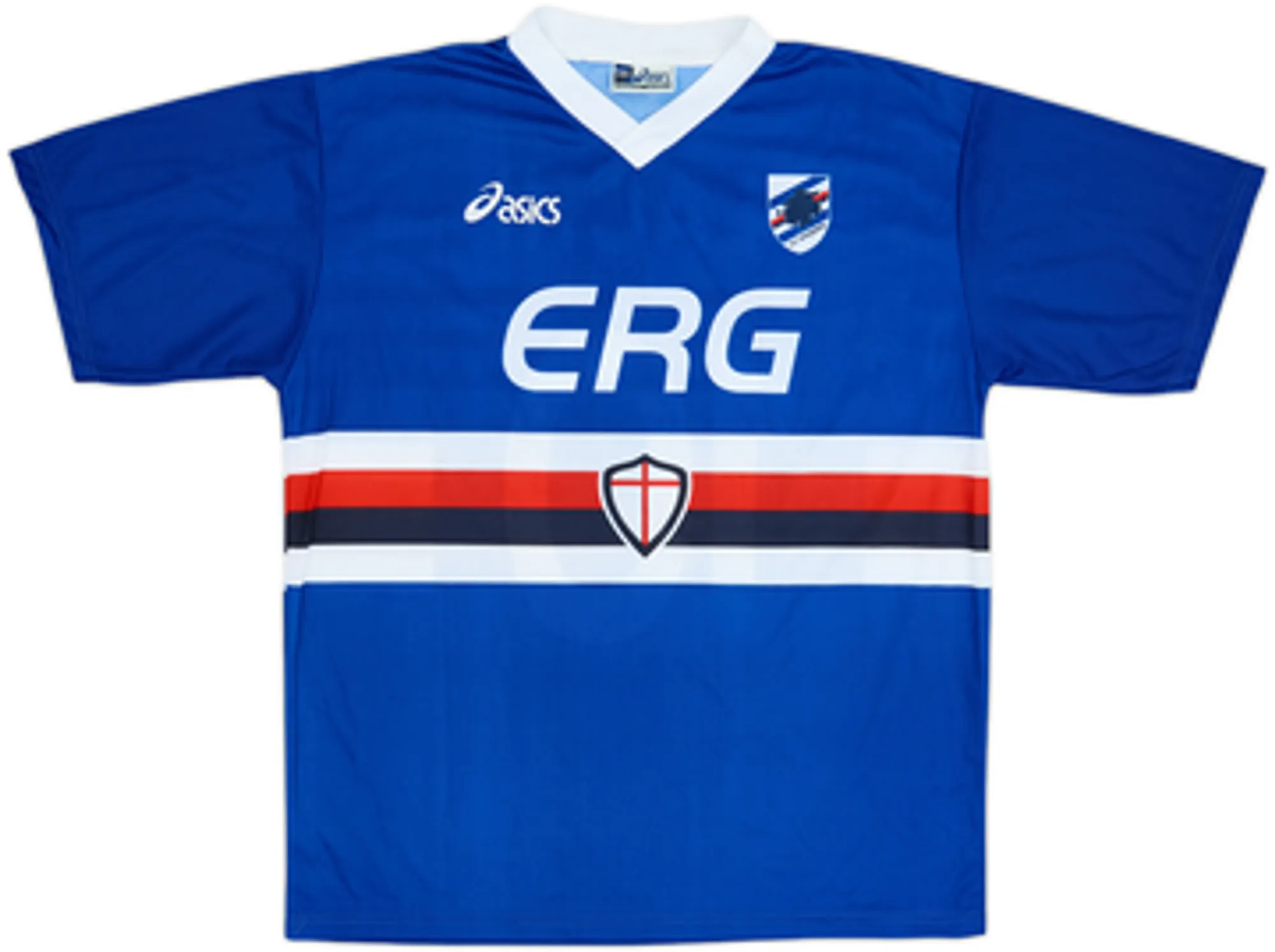 2003-04 Sampdoria Basic Home Shirt Flachi #10 - 8/10 - (XL)