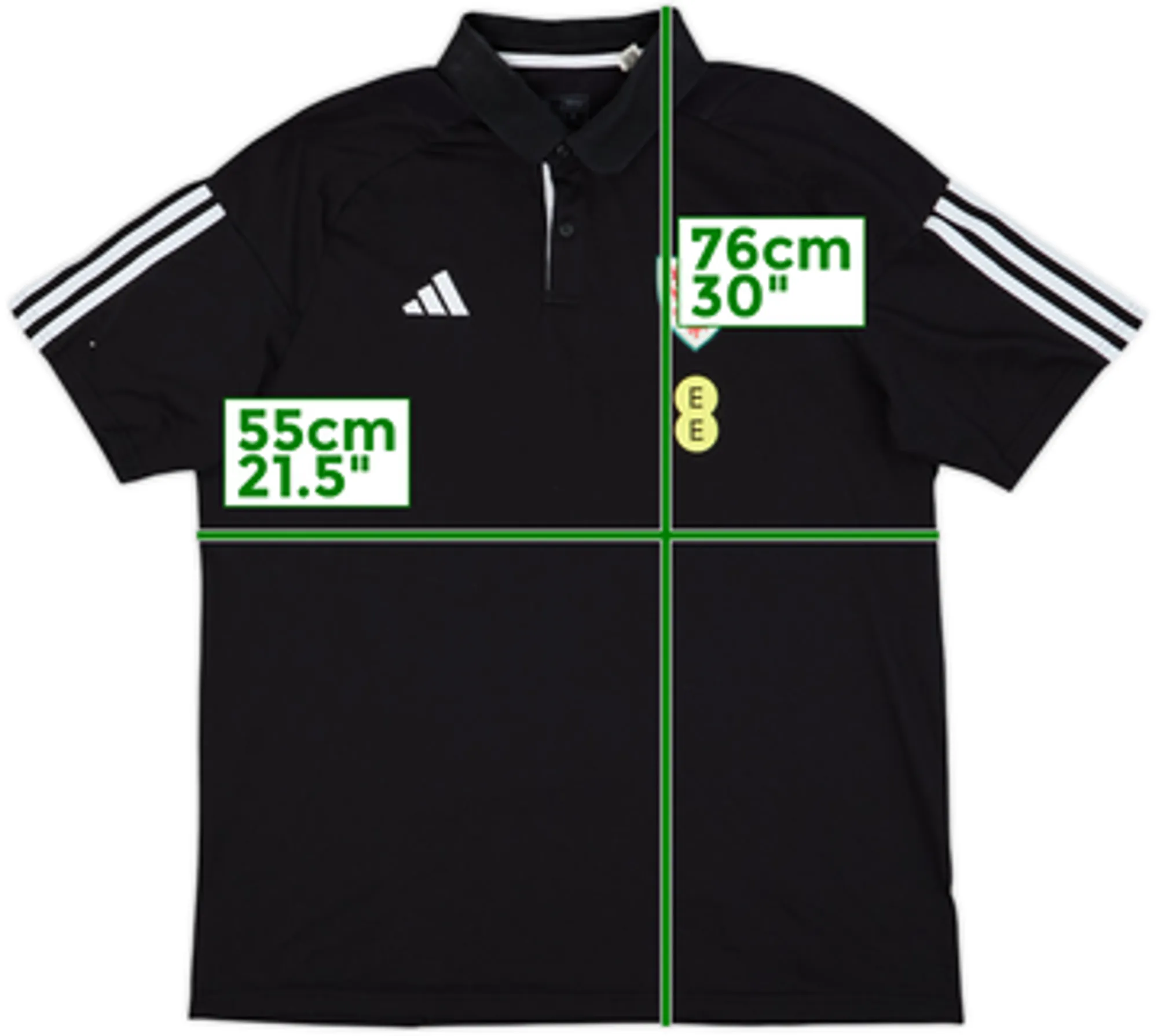 2022-23 Wales adidas Polo Shirt - 10/10 - (XL)
