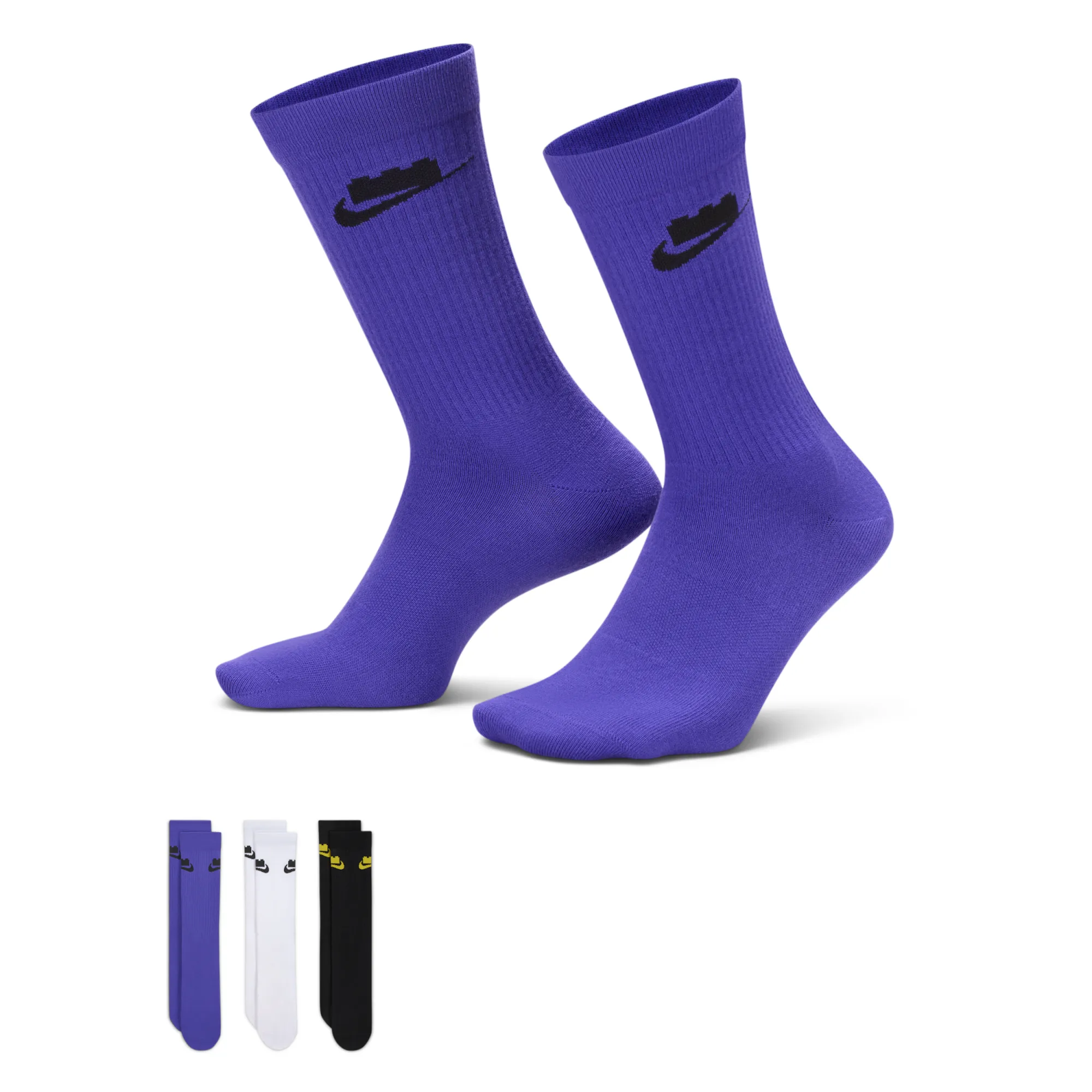 Nike x LEGO® Collection Everyday Essentials Crew Socks - Multi-Colour