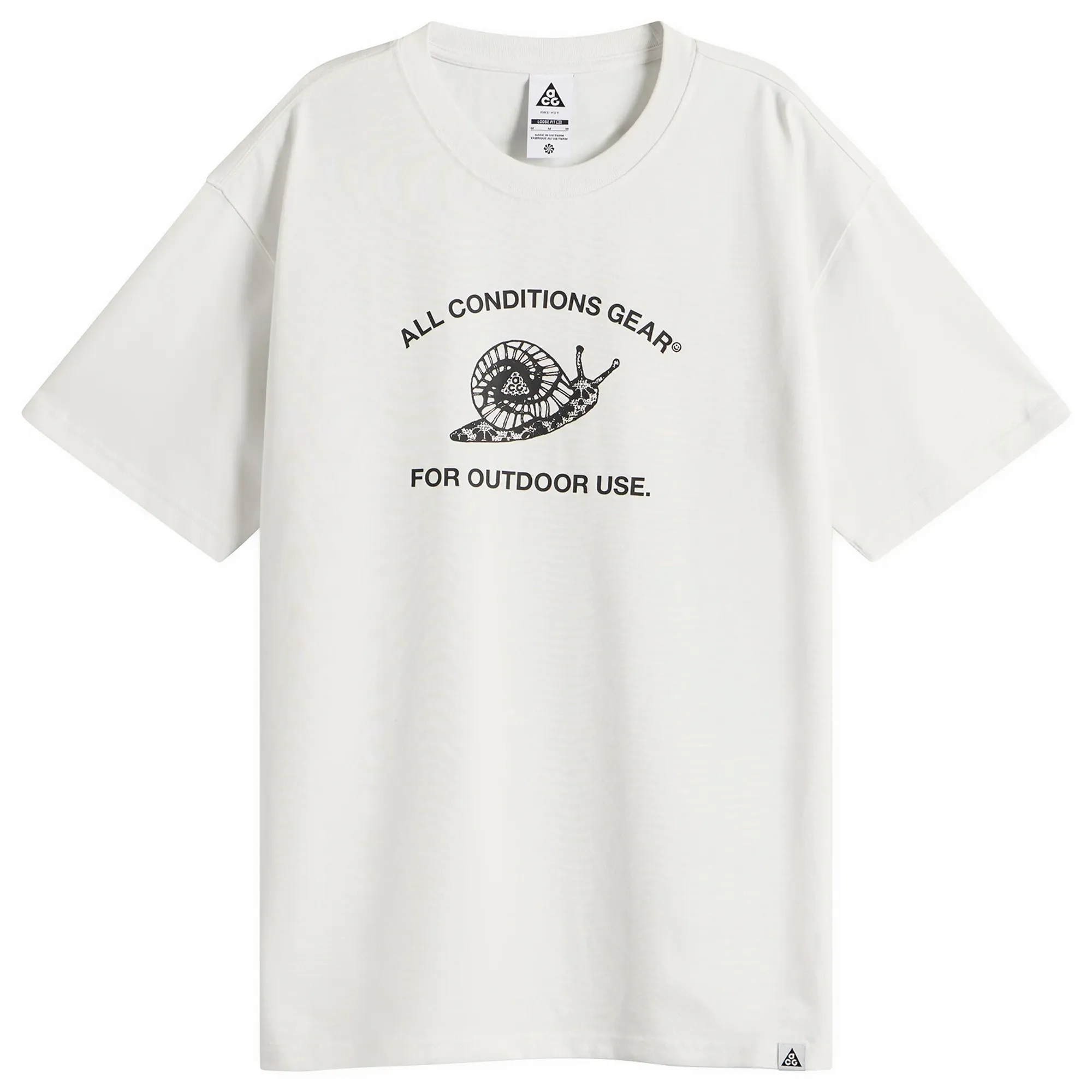 Nike Men's ACG Mystery Snail T-Shirt Summit White
