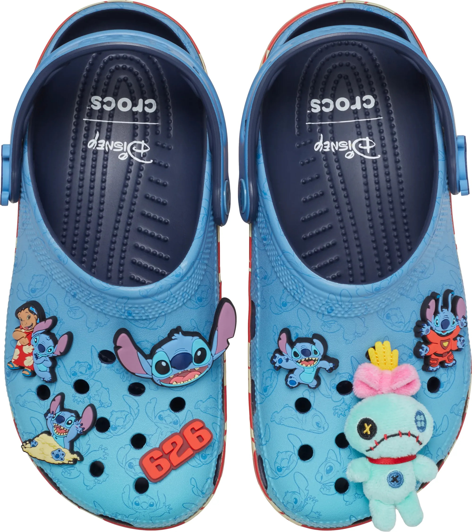 Crocs | Unisex | Disney Lilo & Stitch Classic | Clogs | Multi | W4/M3