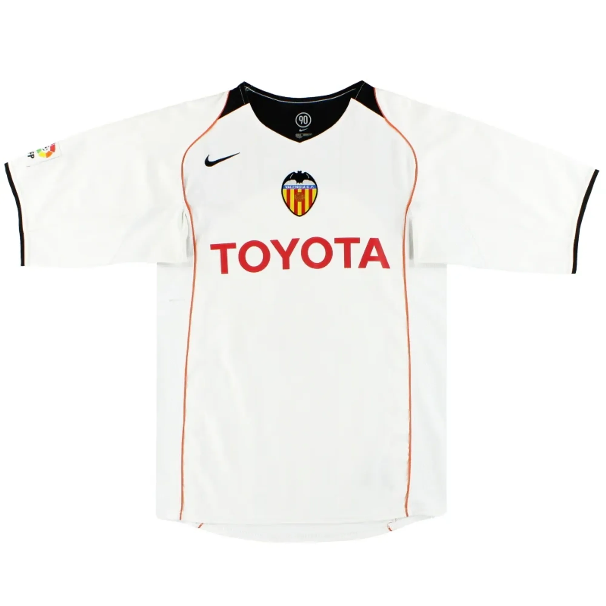 2004-05 Valencia Nike Home Shirt XL - Valencia / Excellent 