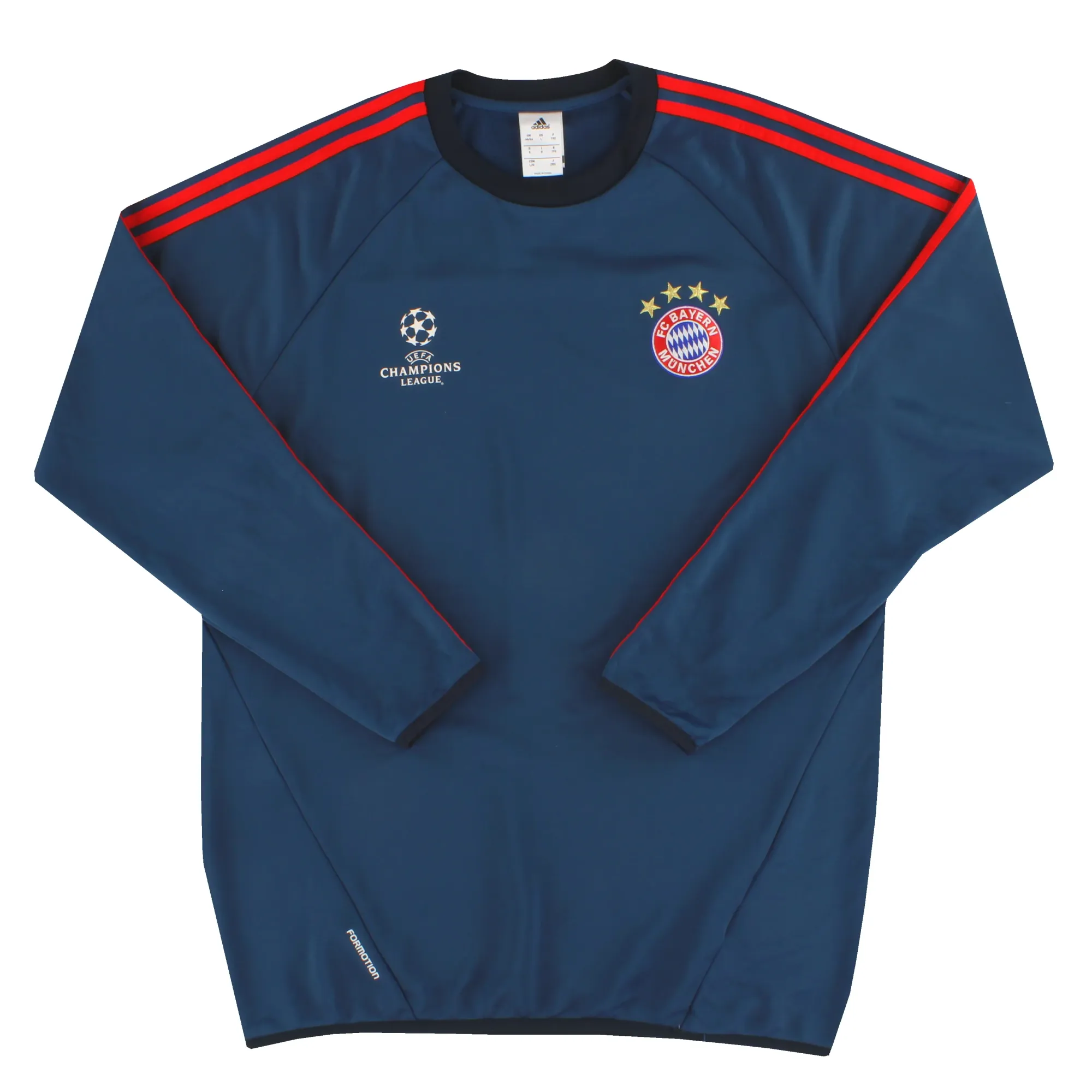 2013-14 Bayern Munich adidas 'Formotion' CL Sweatshirt L - Bayern Munich / Excellent 