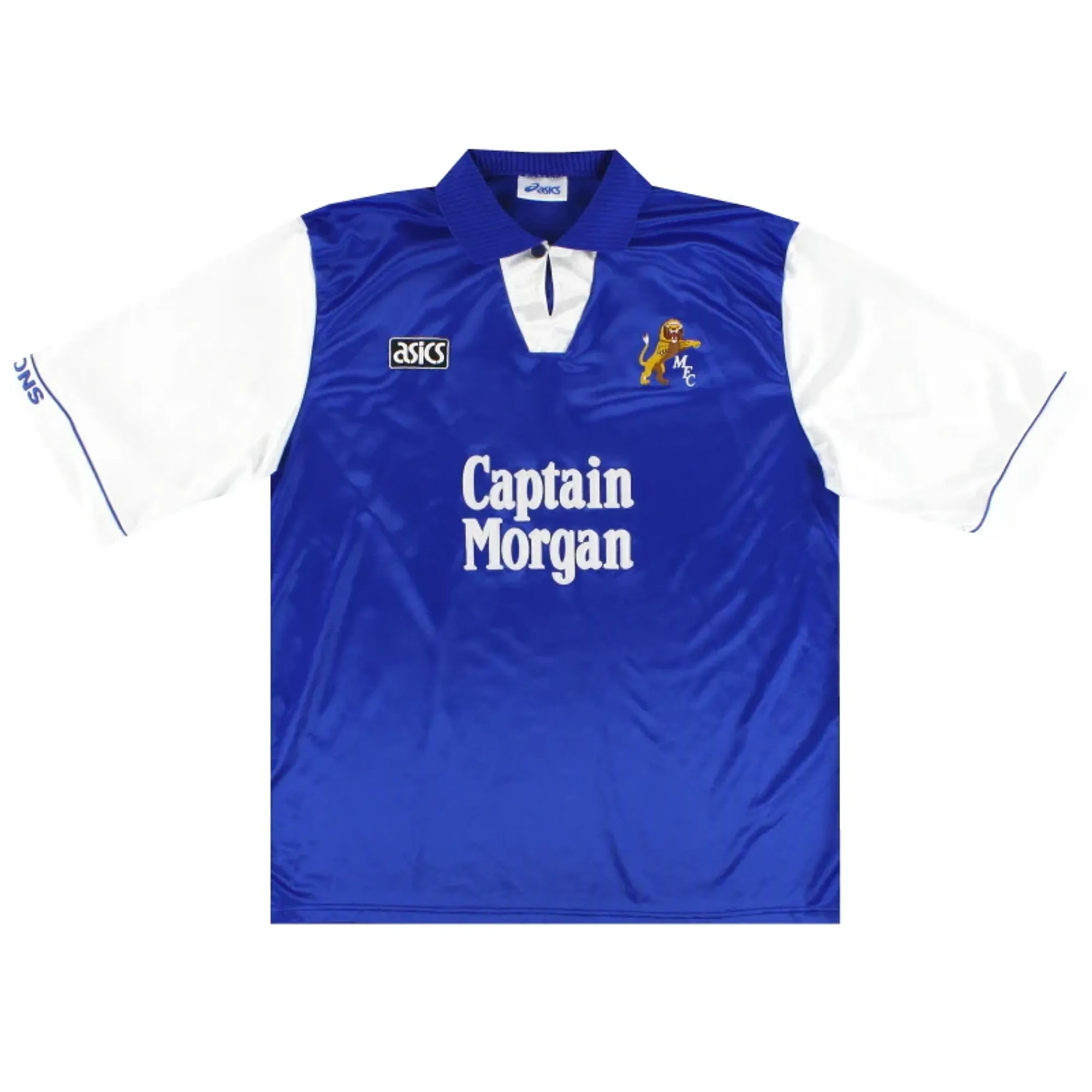 1994-96 Millwall Asics Home Shirt L - Millwall / Excellent 