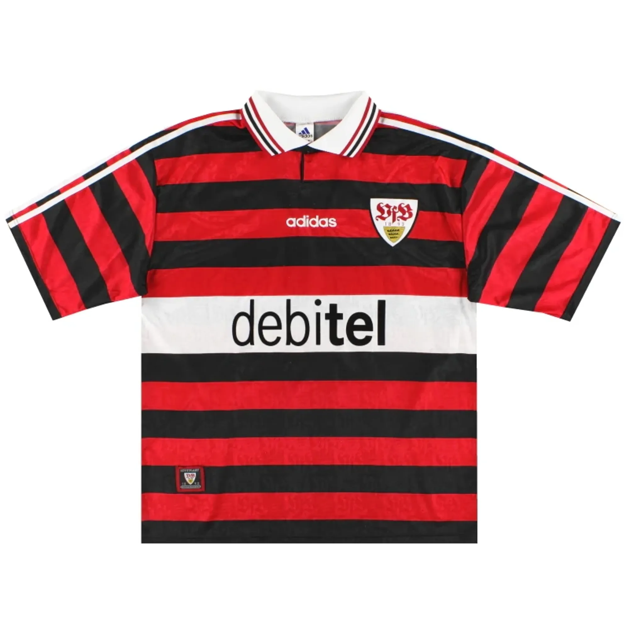 1999-00 Stuttgart adidas Away Shirt XL - Other German Clubs / Excellent 