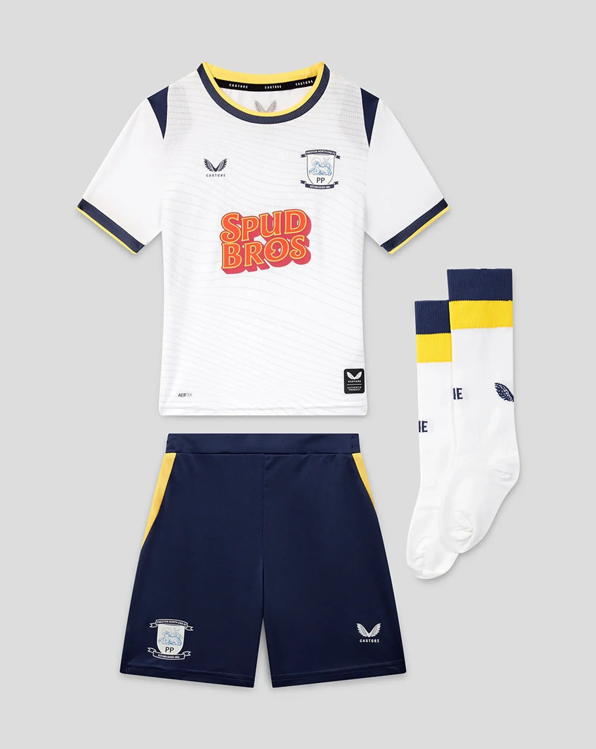 Castore Preston North End Infant 26/27 Home Kit
