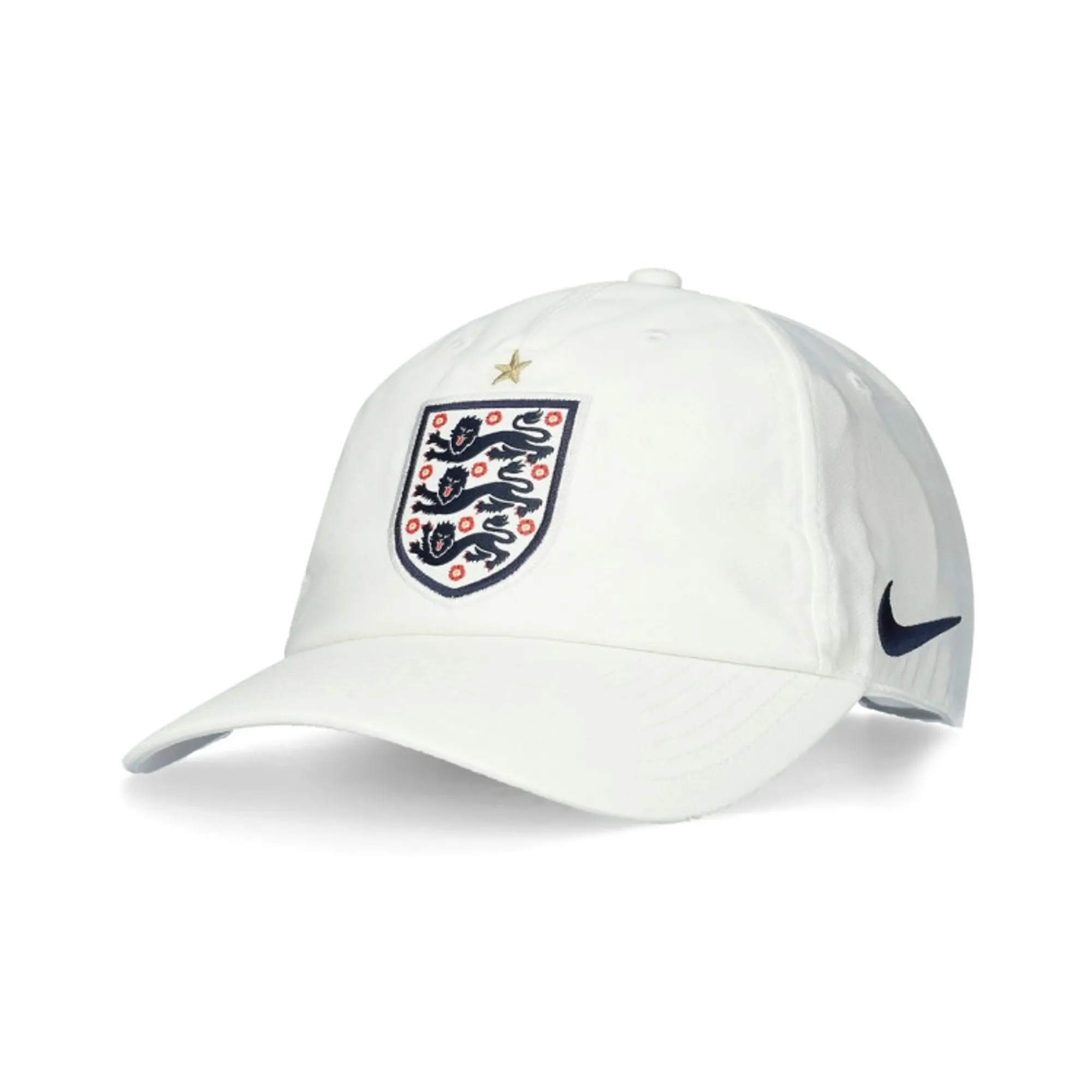 England Nike Club poly 5 Panel Cap - White