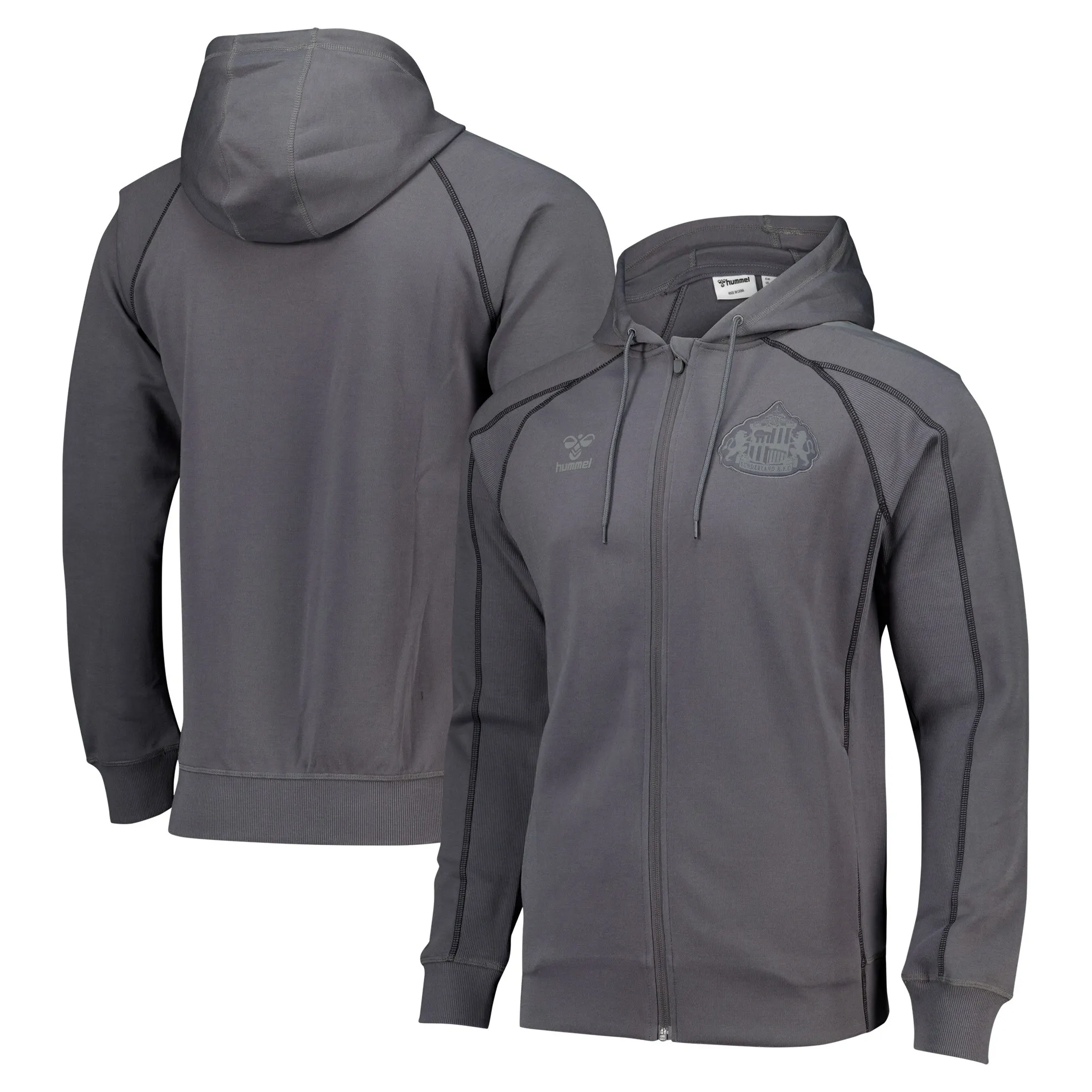 Sunderland Hummel Travel Zip Hoodie - Grey