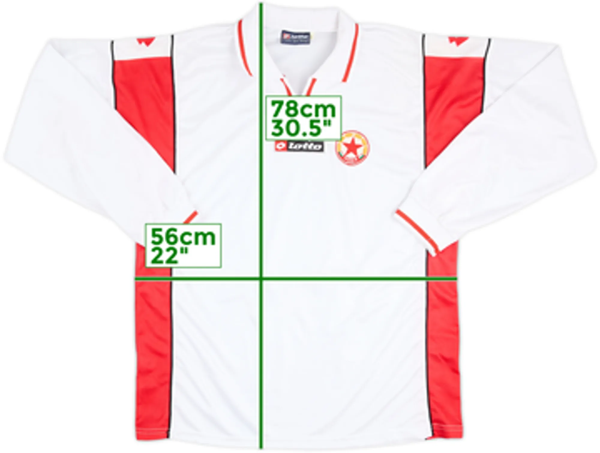 2001-03 CSKA Sofia Away L/S Shirt - 8/10 - (XL)