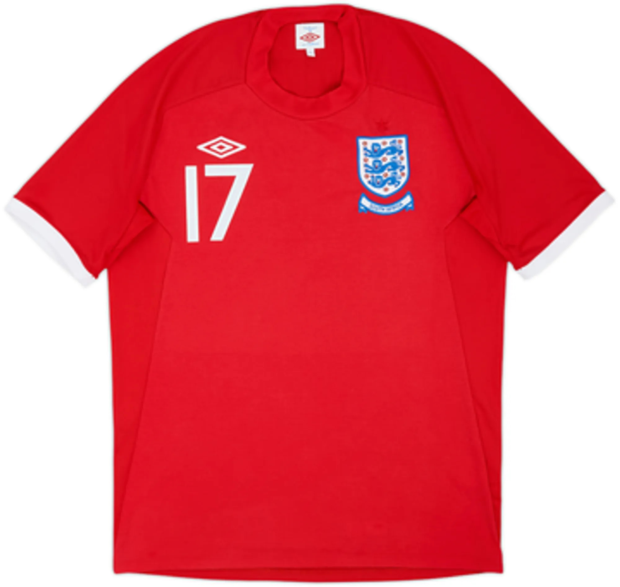 2010-11 England 'South Africa' Away Shirt Wright-Phillips #17 - 9/10 - (L)