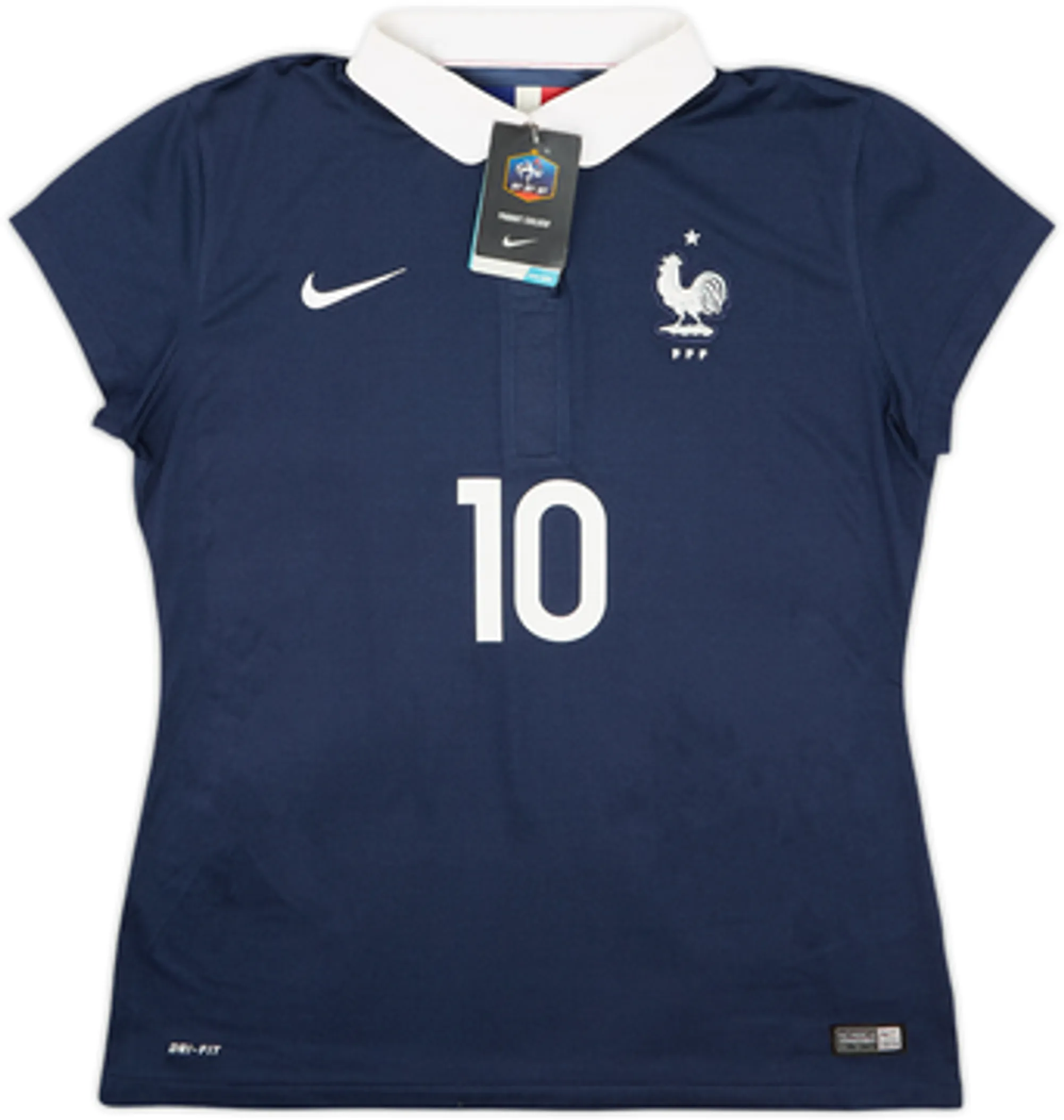 2014-15 France Home Shirt Benzema #10 (Women's L)