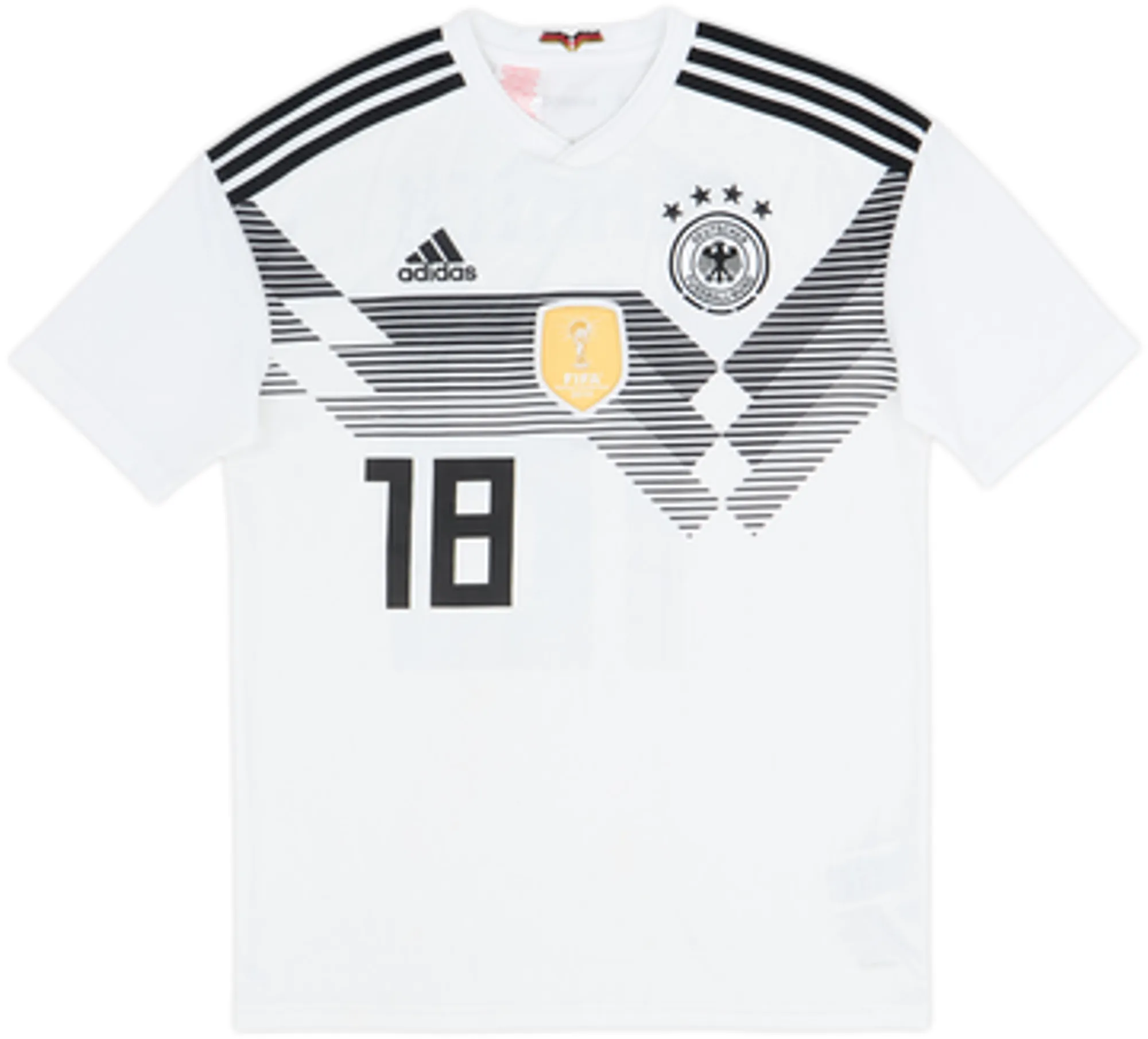 2018-19 Germany Home Shirt Kimmich #18 - 8/10 - (XL.Boys)