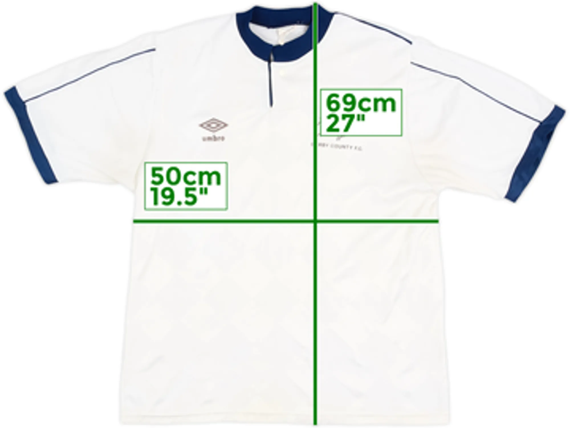 1987-89 Derby County Home Shirt - 8/10 - (M)