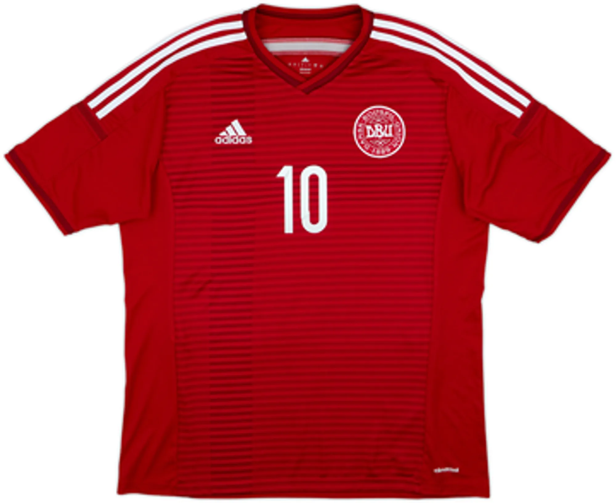 2014-15 Denmark Home Shirt Eriksen #10 - 10/10 - (L)