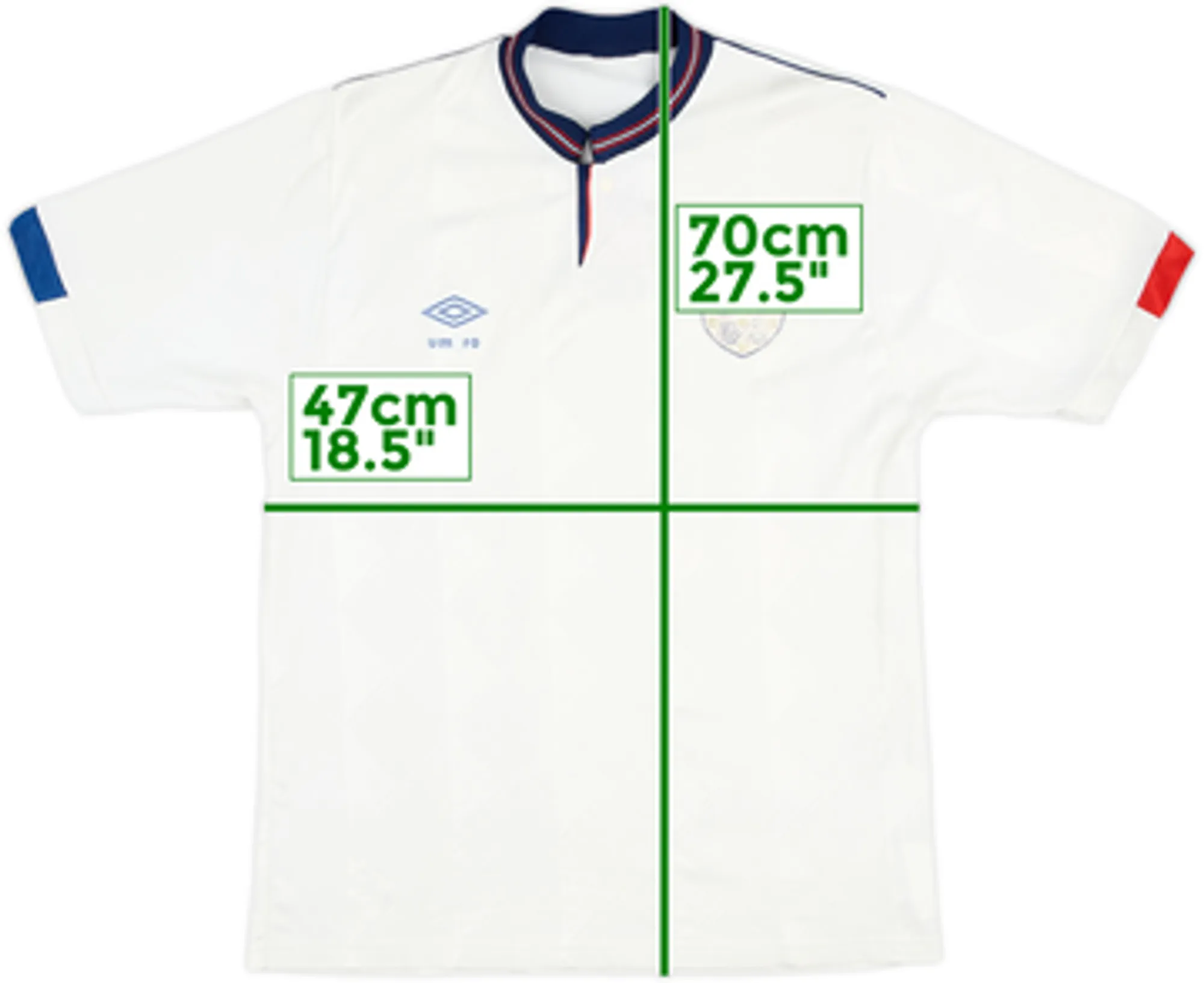 1987-90 England Home Shirt - 4/10 - (S)