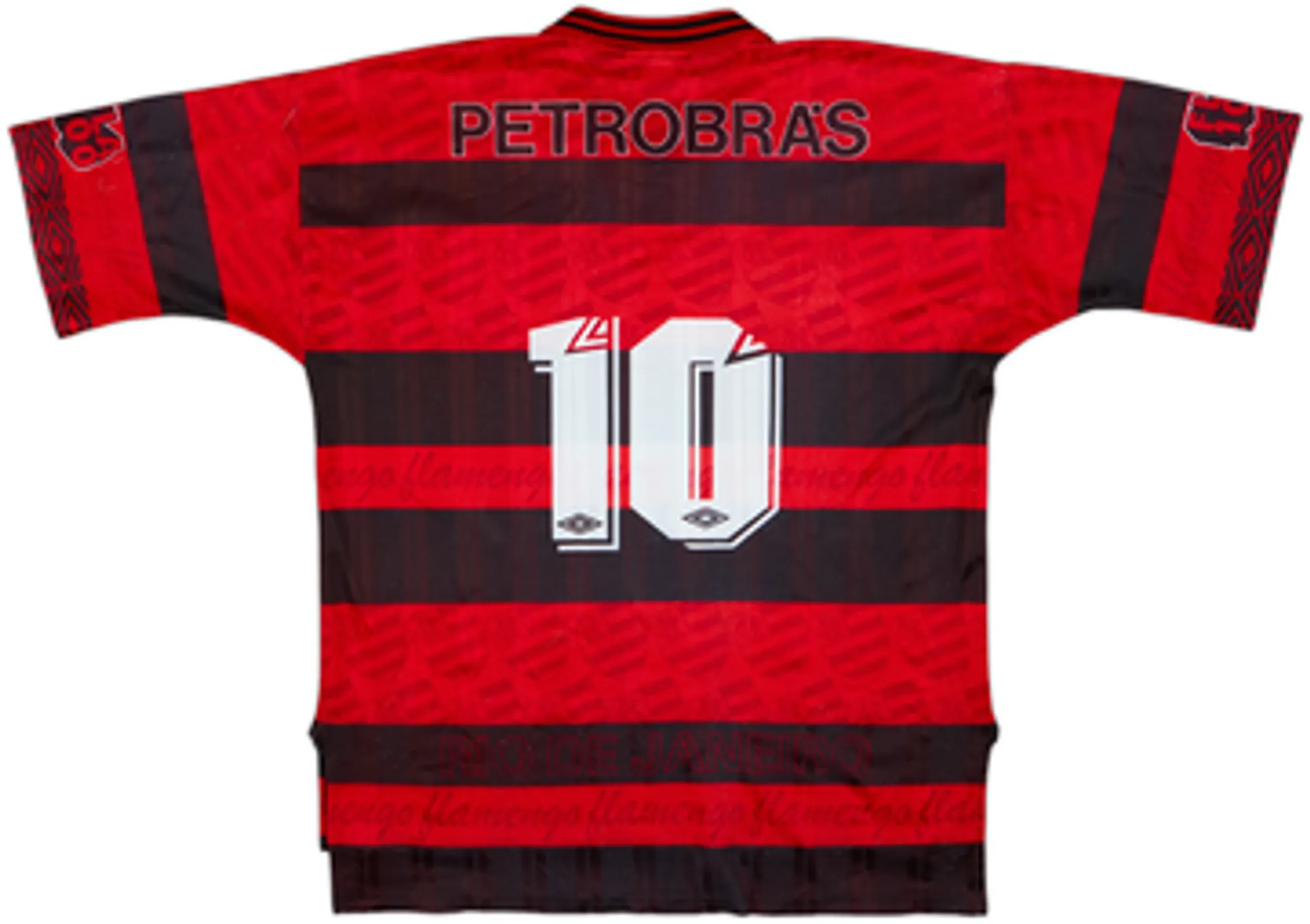 1995-96 Flamengo Centenary Home Shirt #10 - 8/10 - (XL)
