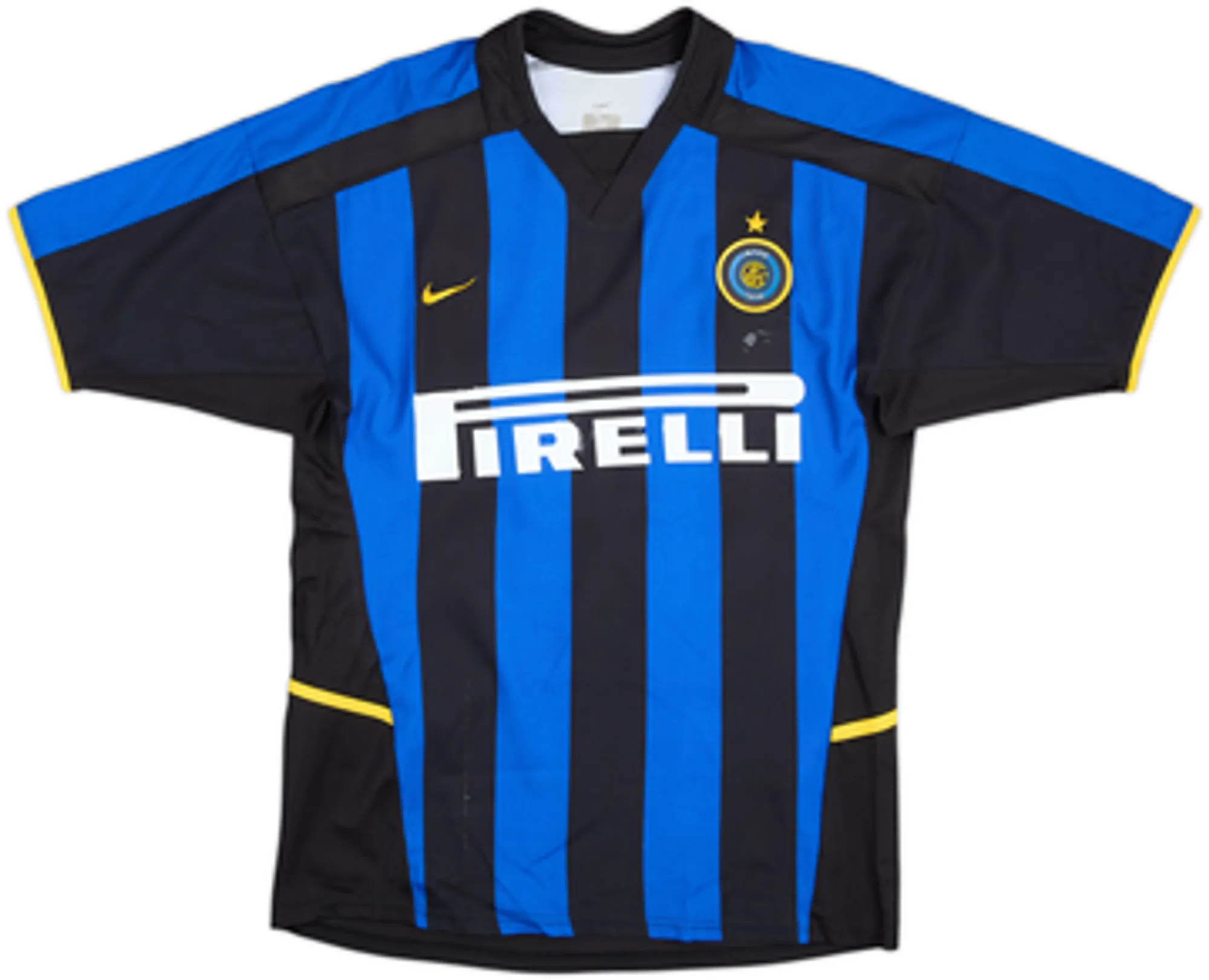 2002-03 Inter Milan Home Shirt J.Zanetti #4 - 6/10 - (S)