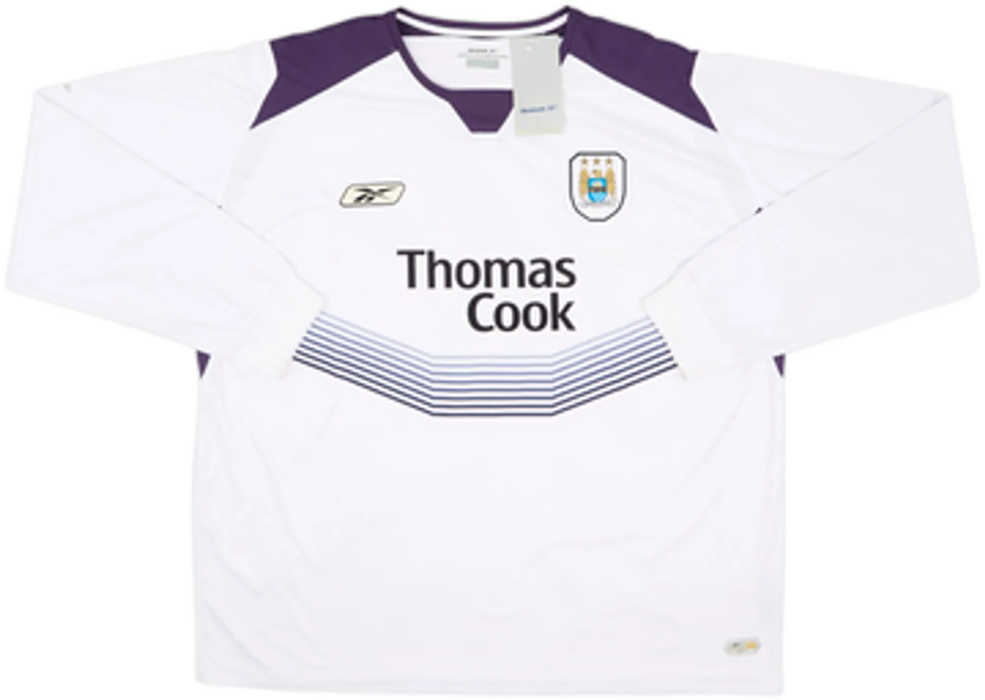 2004-05 Manchester City Away L/S Shirt Reyna #6 (XXL)