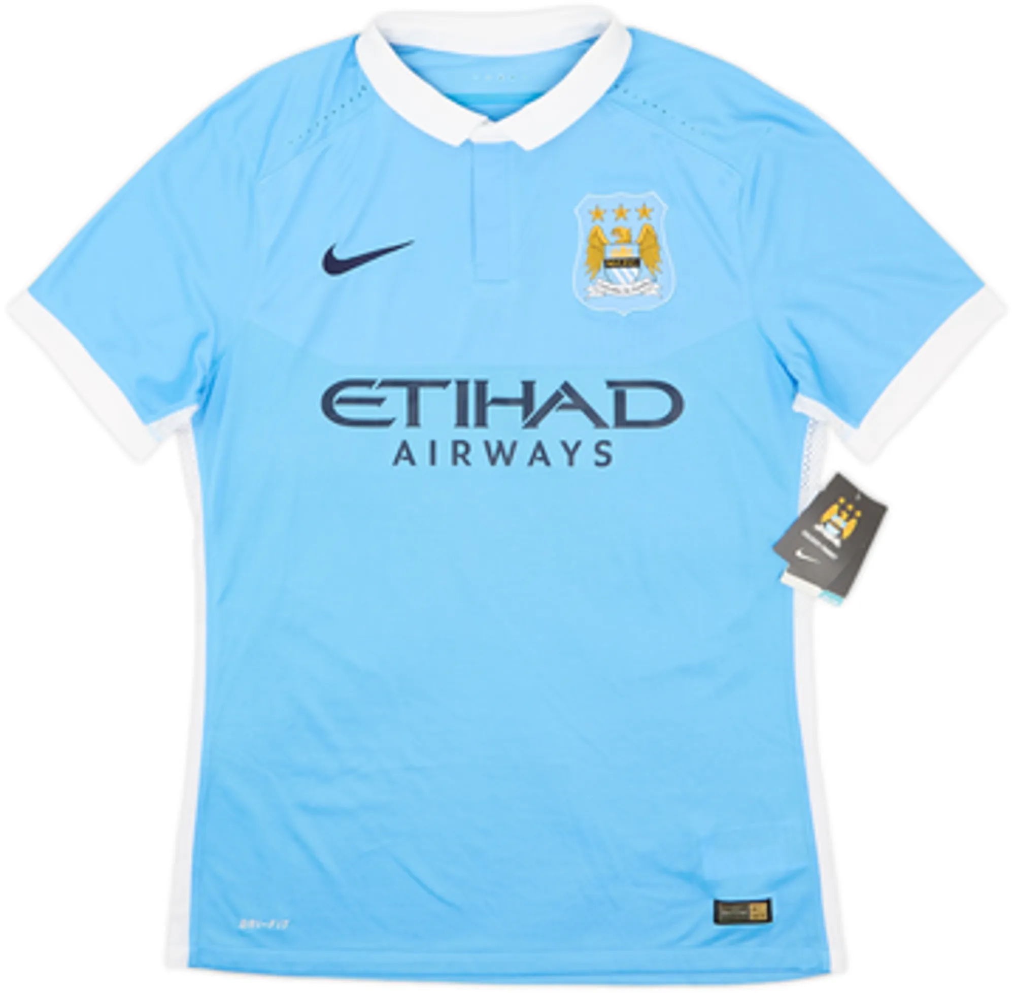 2015-16 Manchester City Authentic Home Shirt Silva #21 (L)