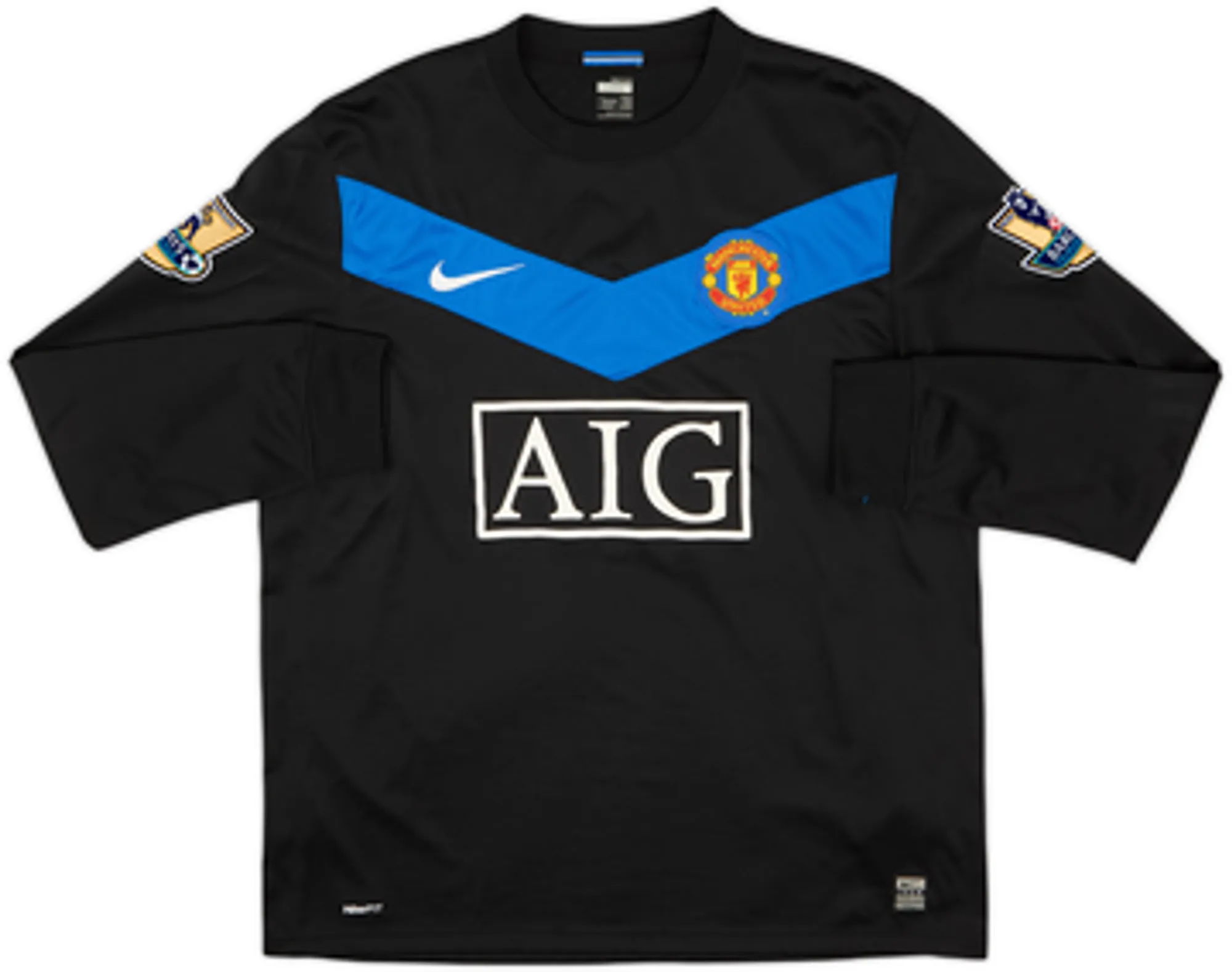 2009-10 Manchester United Away L/S Shirt Nani #17 - 8/10 - (L)