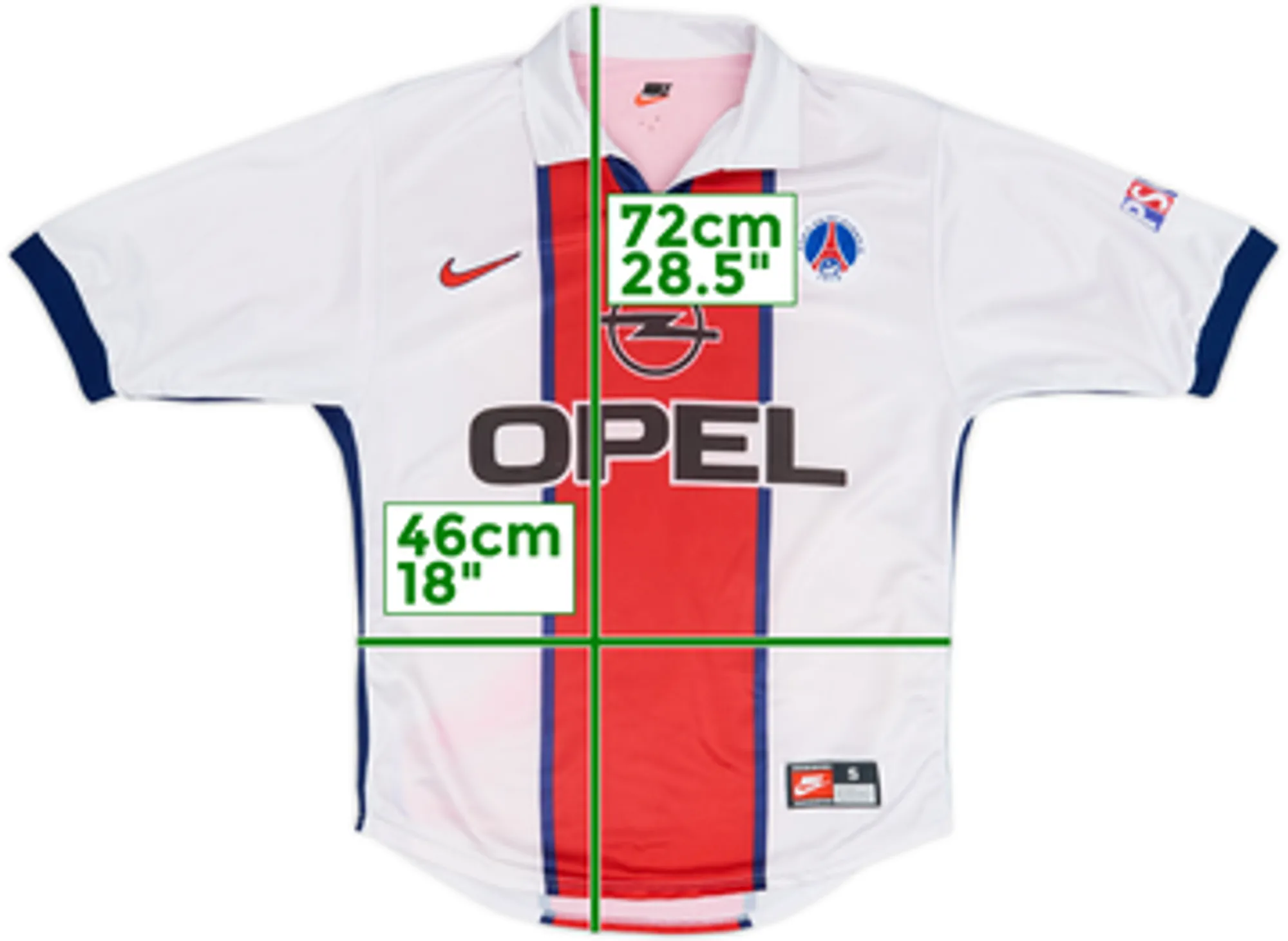1998-99 Paris Saint-Germain Away Shirt - 4/10 - (S)