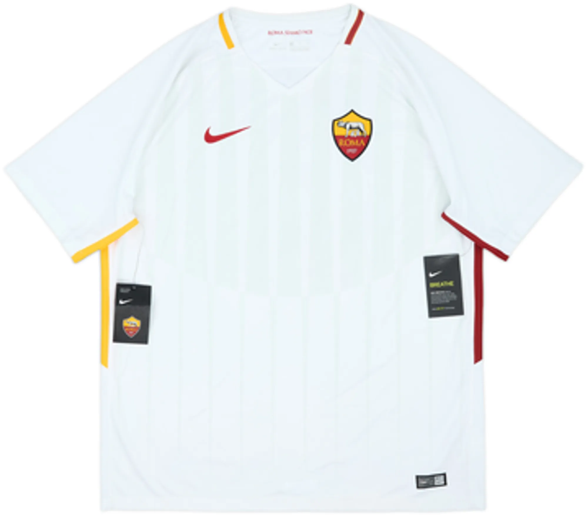 2017-18 Roma Away Shirt Dzeko #9 (XL)