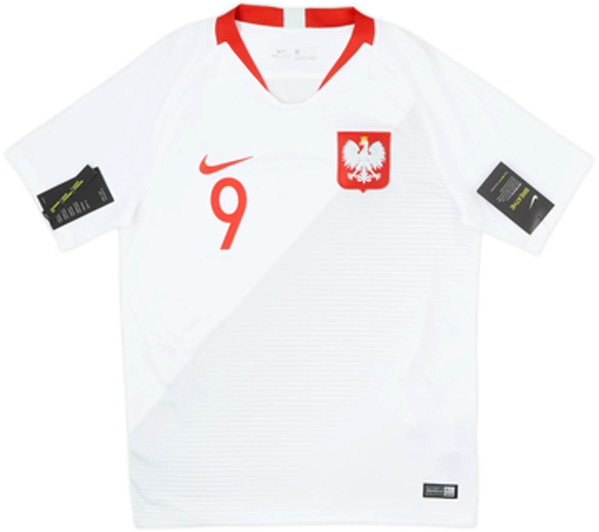 2018-19 Poland Home Shirt Lewandowski #9 (S)