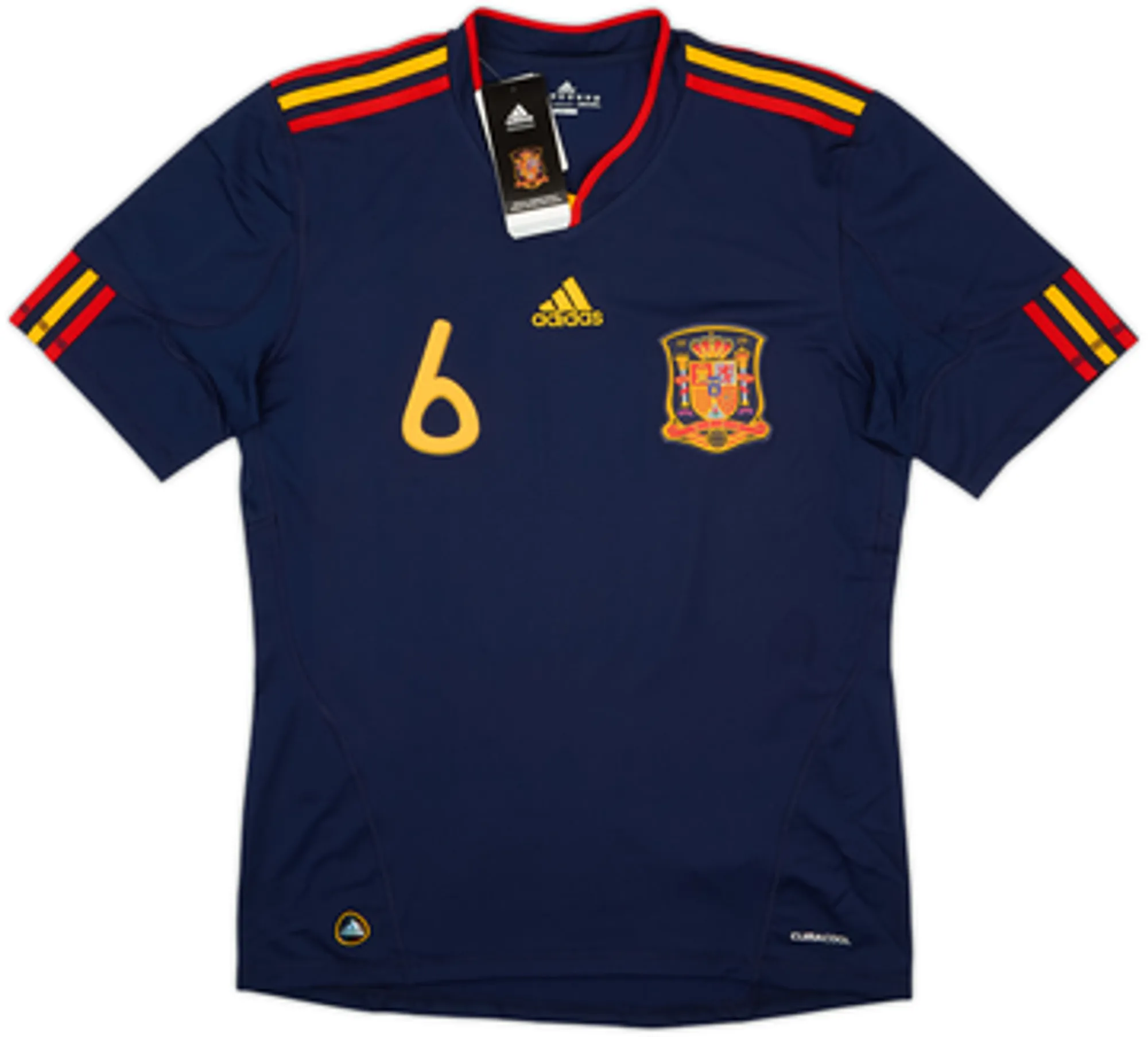 2010-11 Spain Away Shirt A. Iniesta #6 (M)