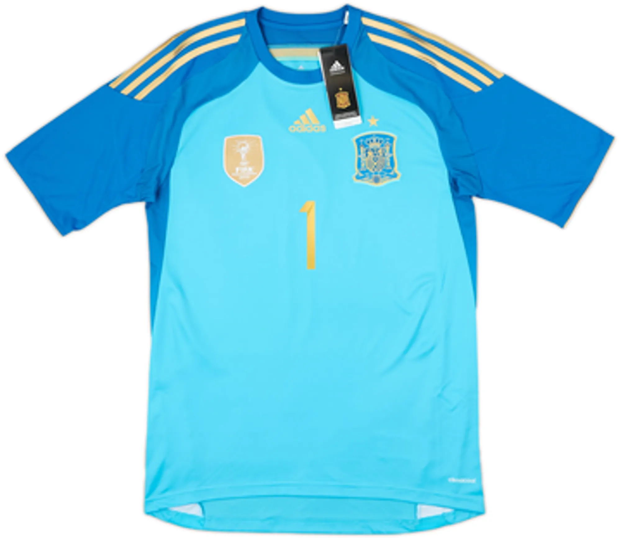 2014-15 Spain GK S/S Shirt I. Casillas #1 (S)