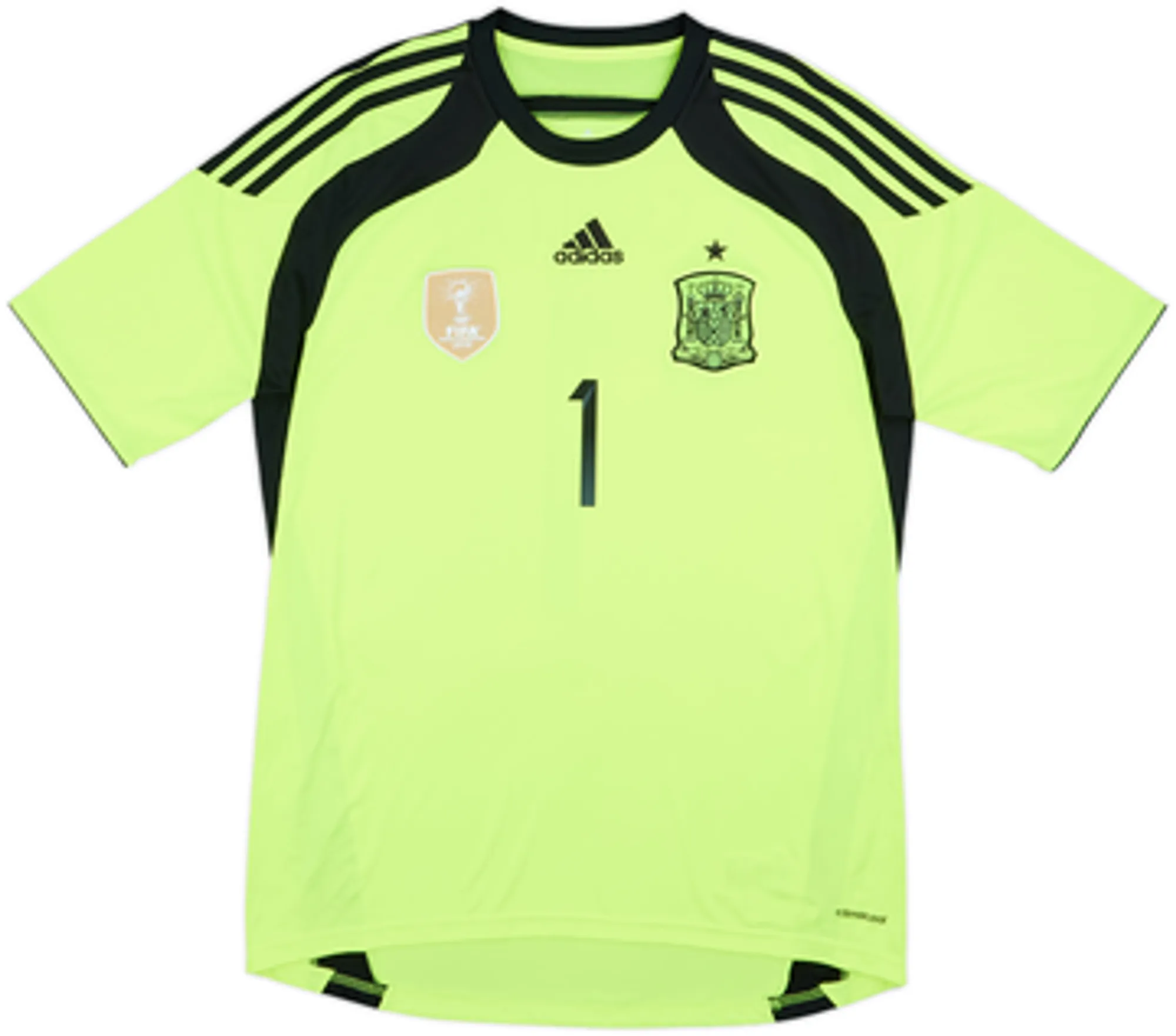 2014-15 Spain GK S/S Shirt I.Casillas #1 - 10/10 - (M)