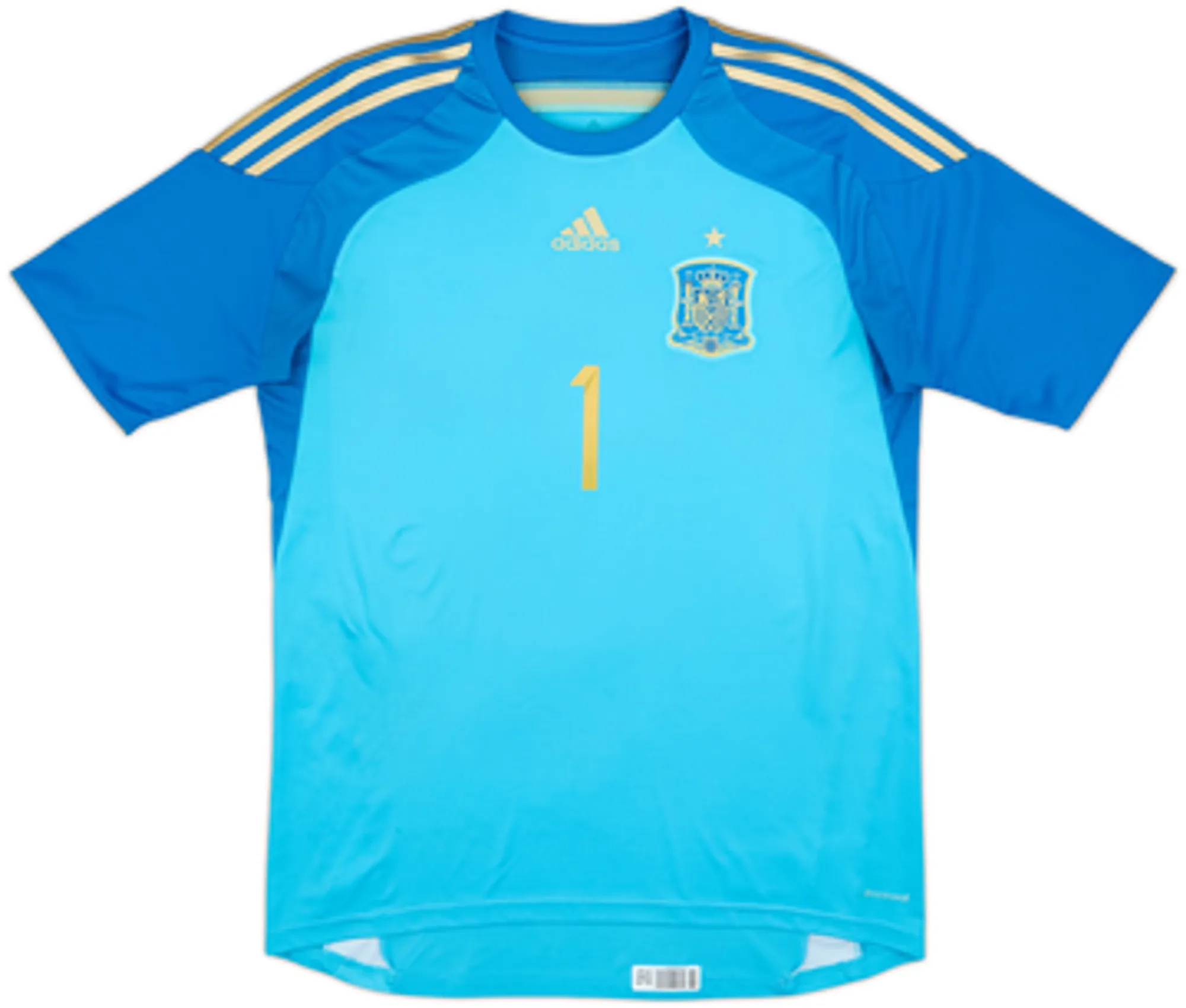 2014-15 Spain GK S/S Shirt I.Casillas #1 - 8/10 - (M)