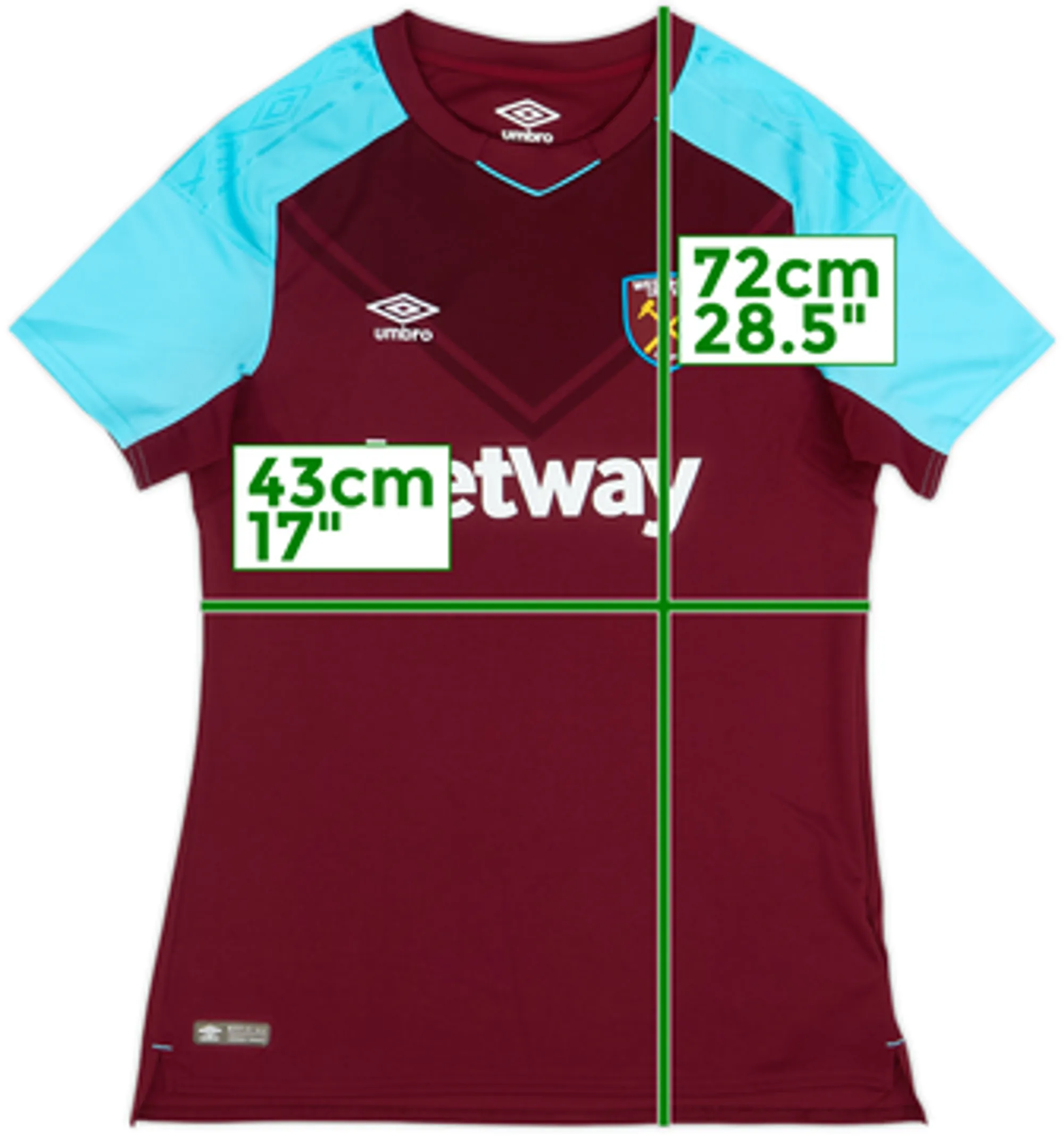2017-18 West Ham Home Shirt - 10/10 - (Women's M)