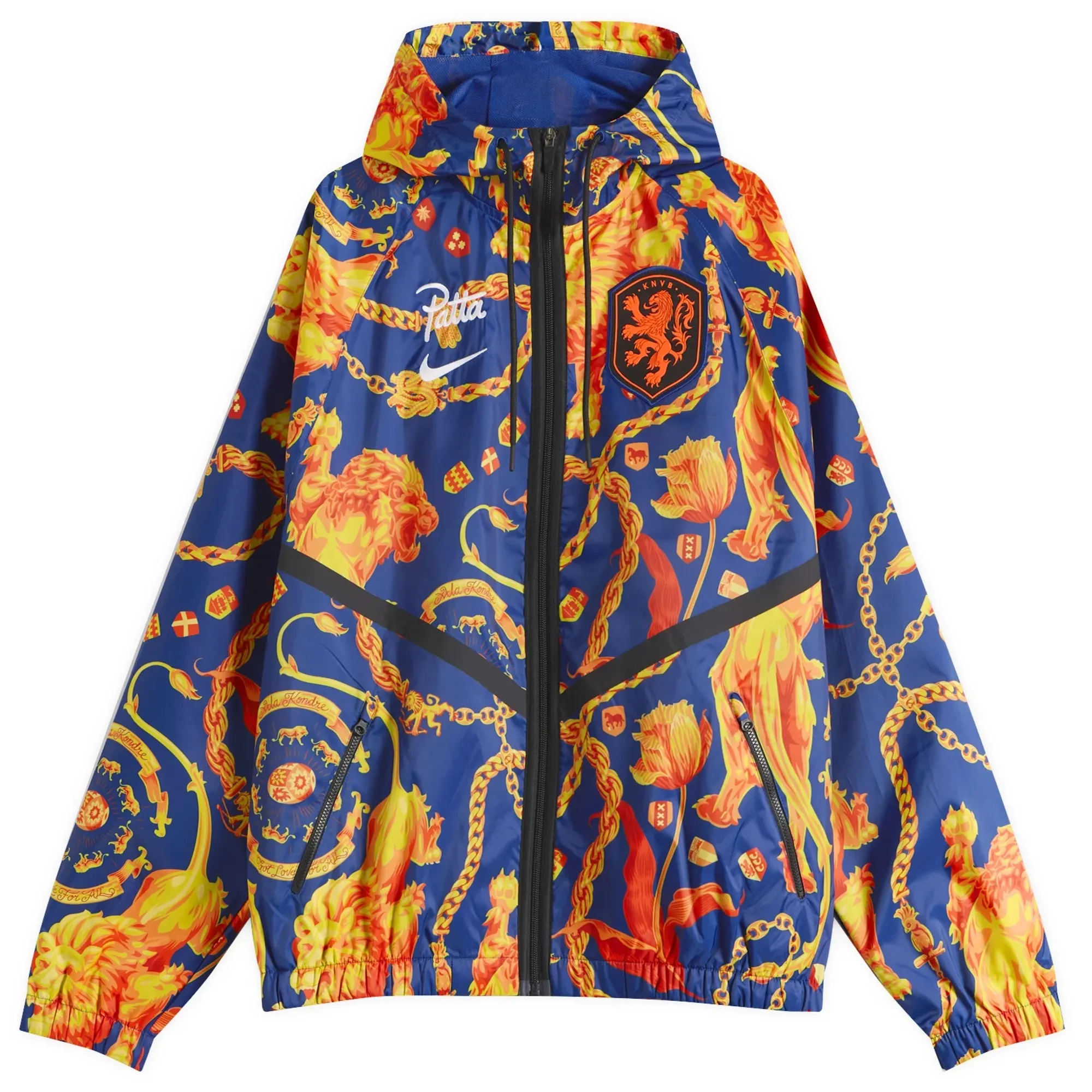 Nike Men's x Patta Netherlands Anthem Jacket Navy/Gold