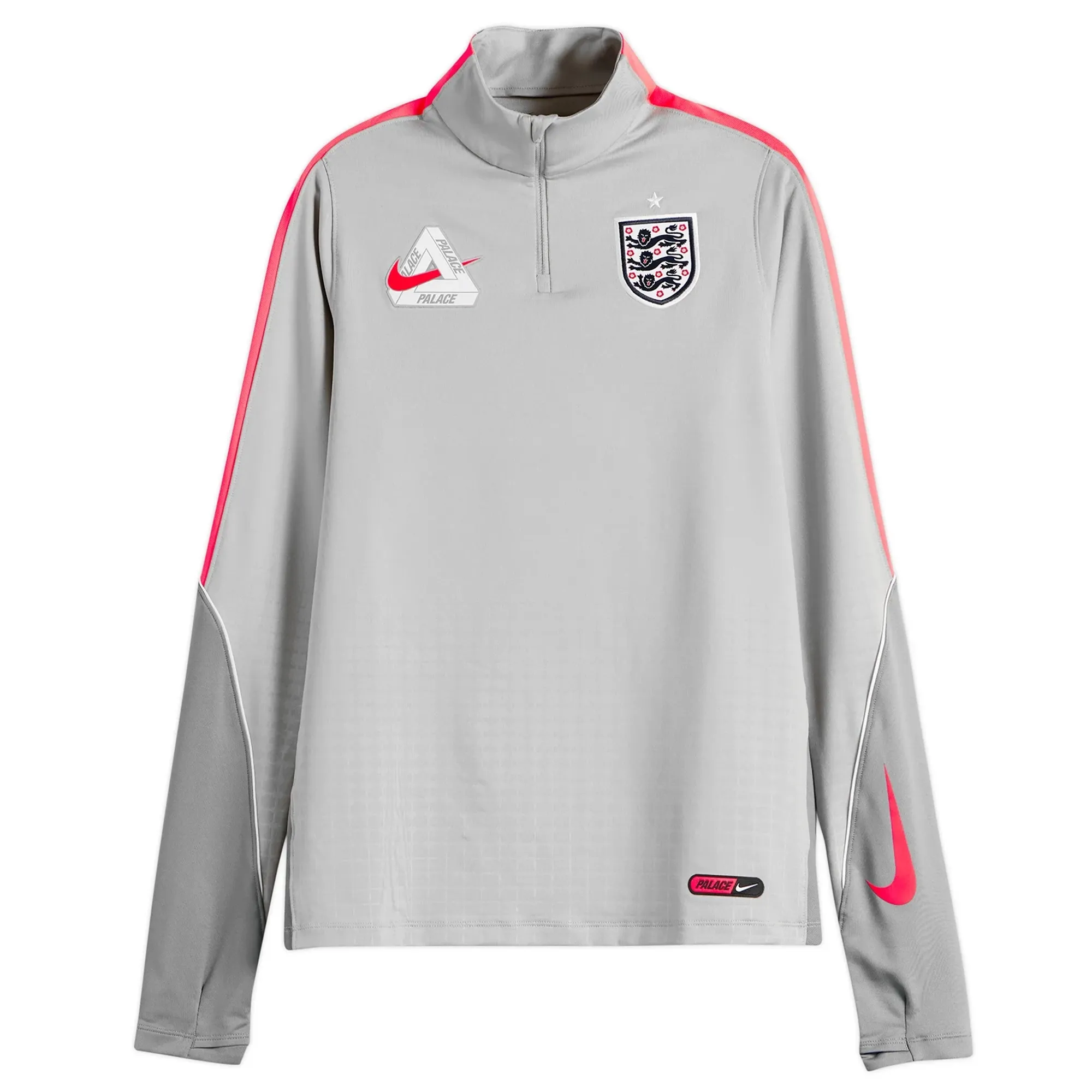 Nike Men's x Palace England Sweatshirt Grey