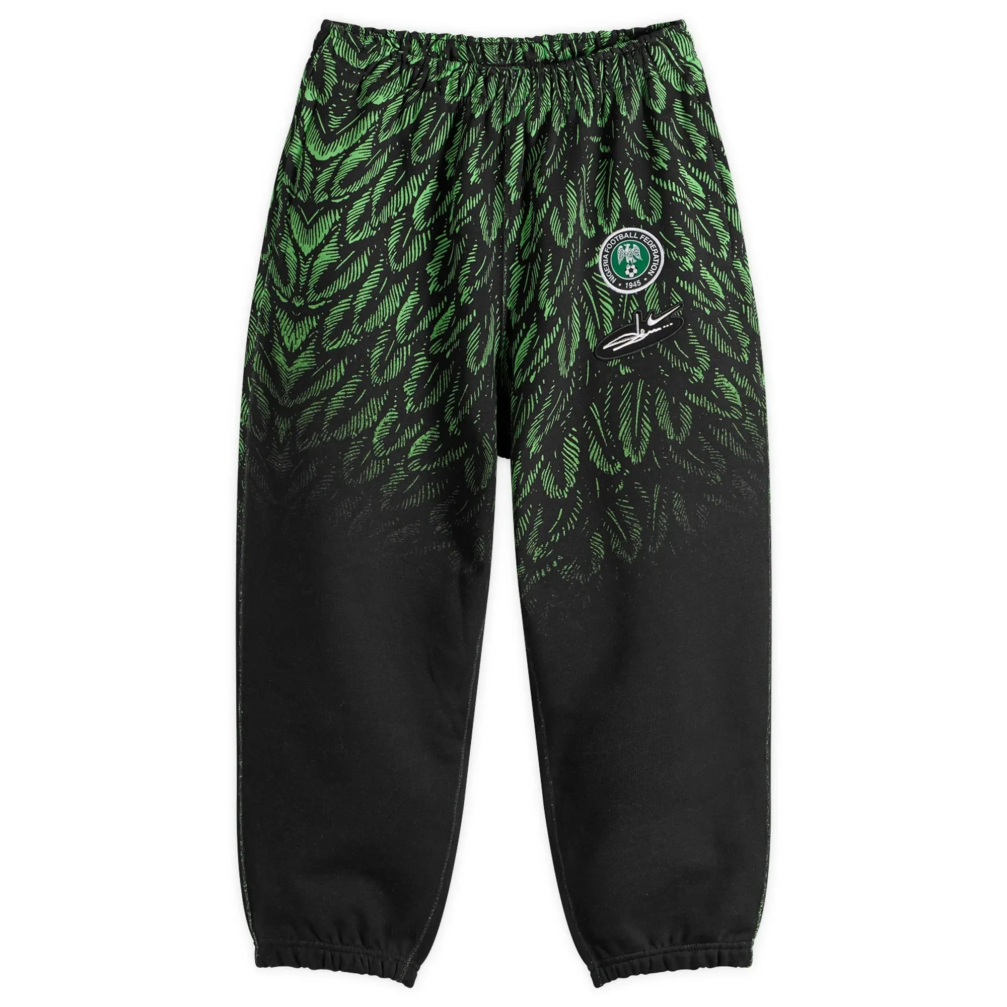 Nike Men's x Slawn Nigeria Solo Swoosh Fleece Pant Black