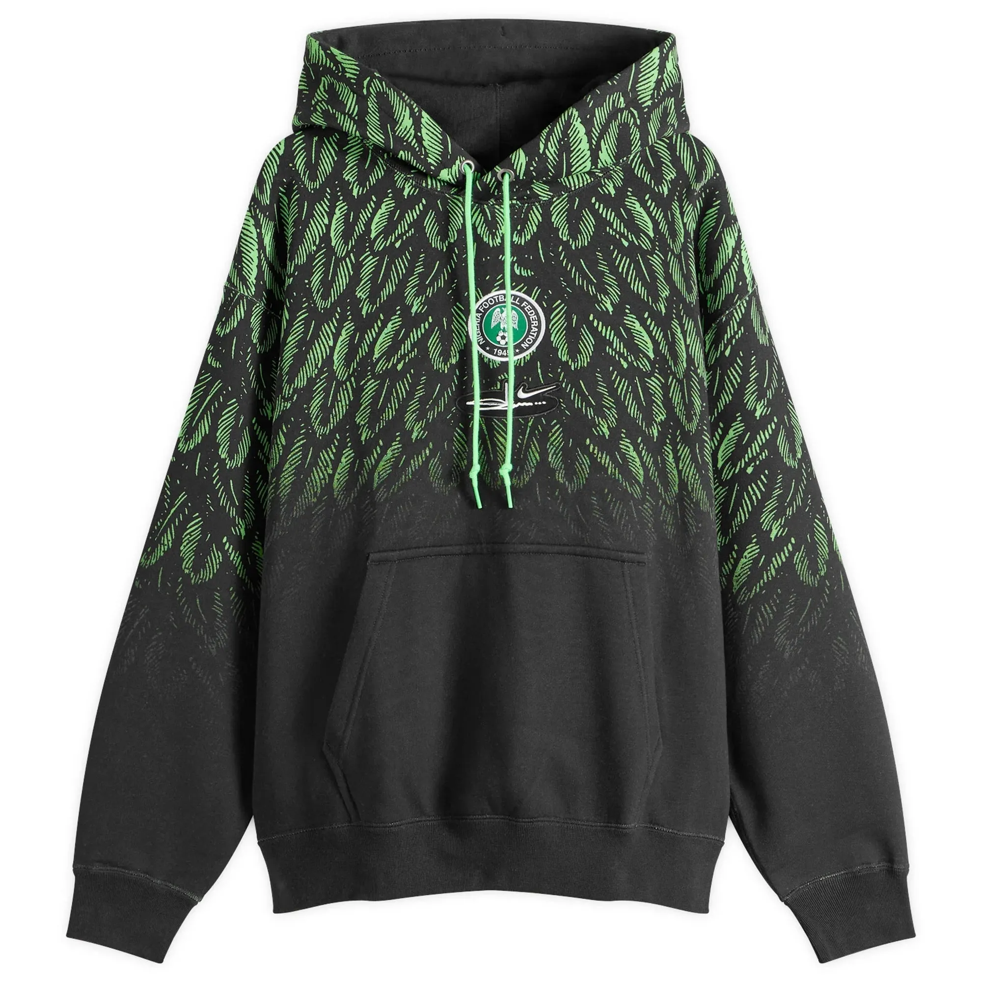 Nike Men's x Slawn Nigeria Solo Swoosh Hoodie Black