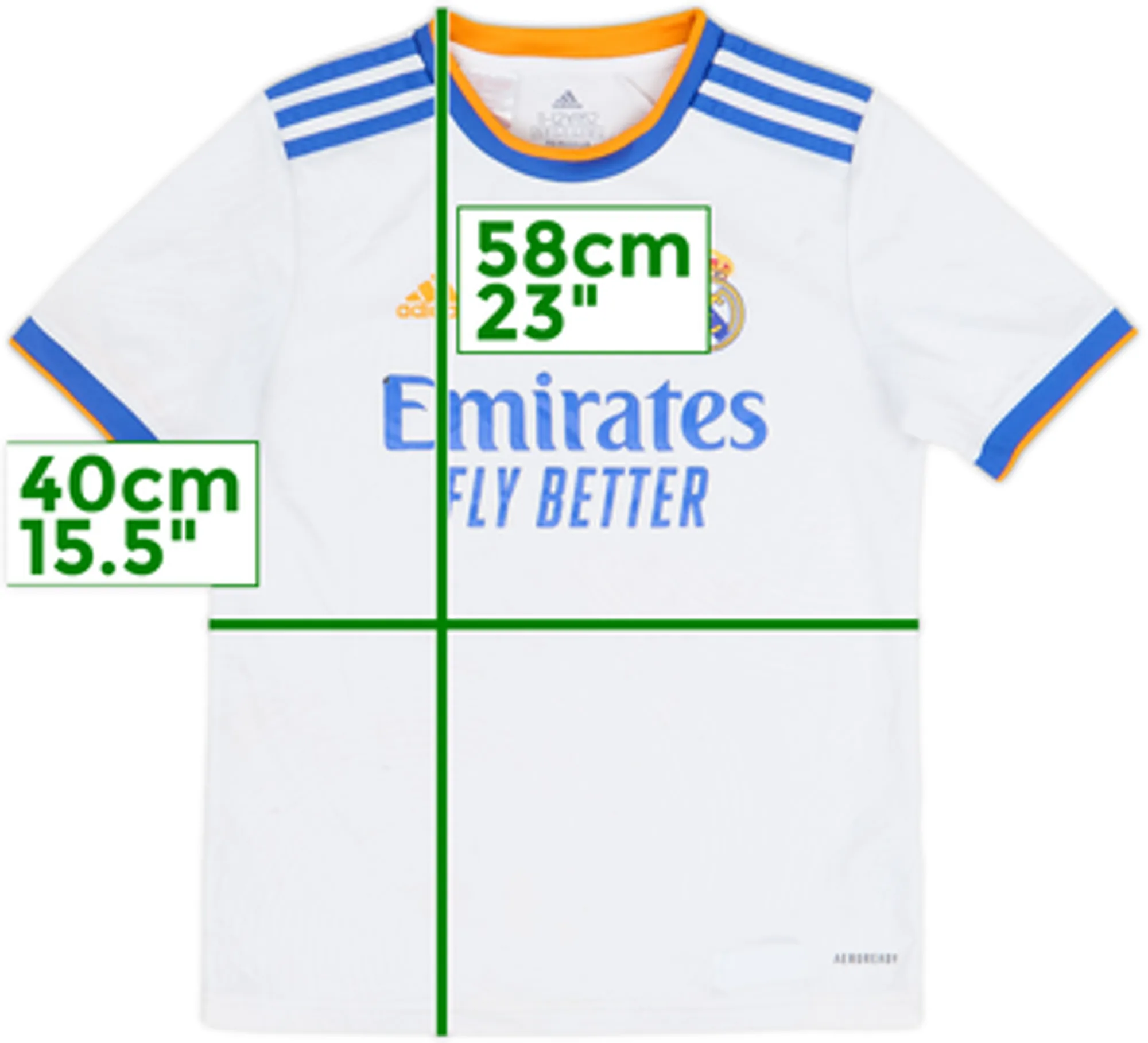 2021-22 Real Madrid Home Shirt - 6/10 - (M.Boys)